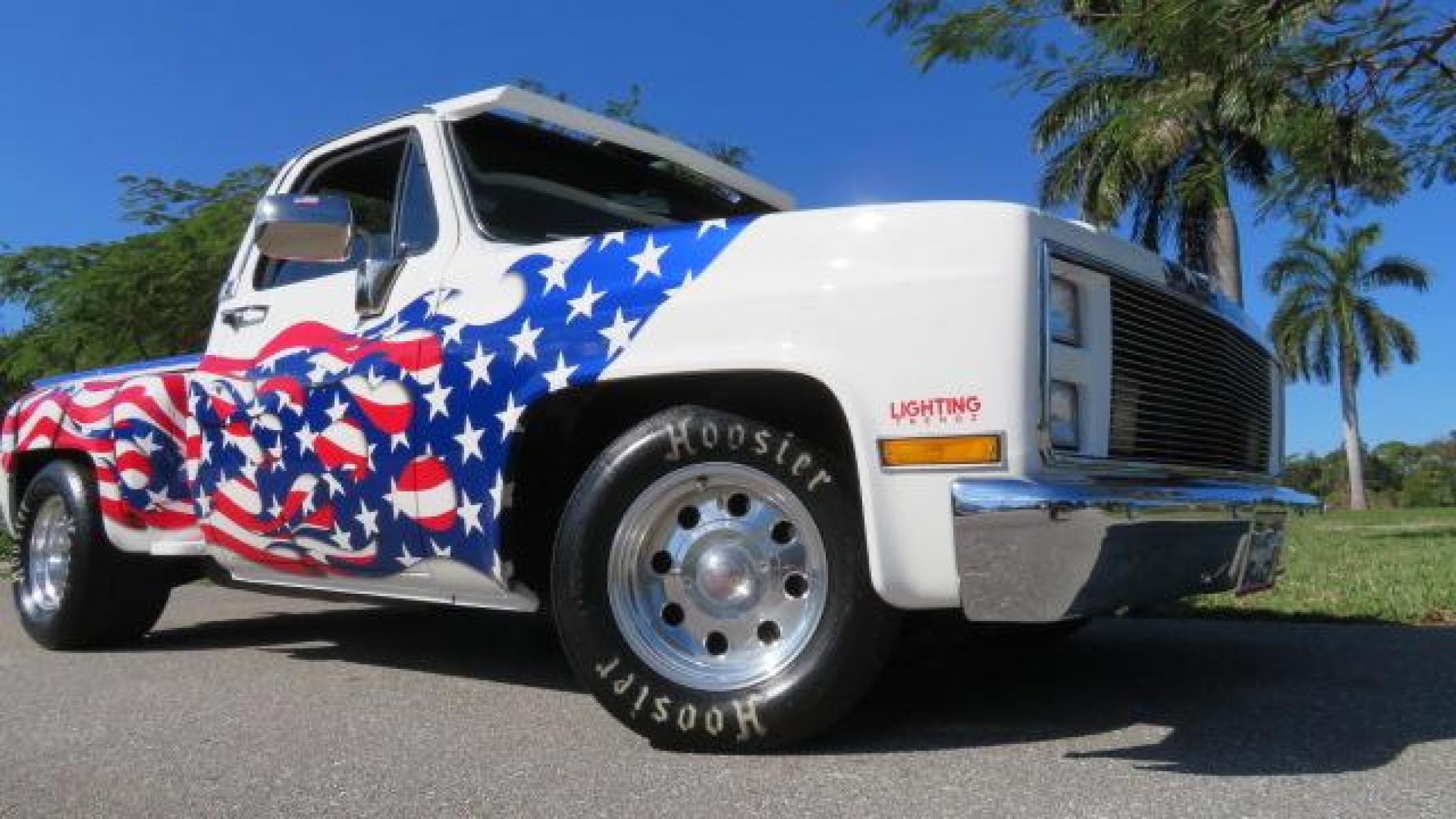 1986 White /Black Chevrolet Silverado 1500 Custom Deluxe 2WD (2GCDC14H5G1) with an 5.0L V8 OHV engine, located at 4301 Oak Circle #19, Boca Raton, FL, 33431, (954) 561-2499, 26.388861, -80.084038 - You are looking at an Absolutely Stunning Show Winning 1986 Chevy C10 Stepside that had a frame off restoration. This is a highly decorated show truck that has won many trophies across many different categories. It's radical and turns heads everywhere. This truck went through a highly meticulous fra - Photo #0