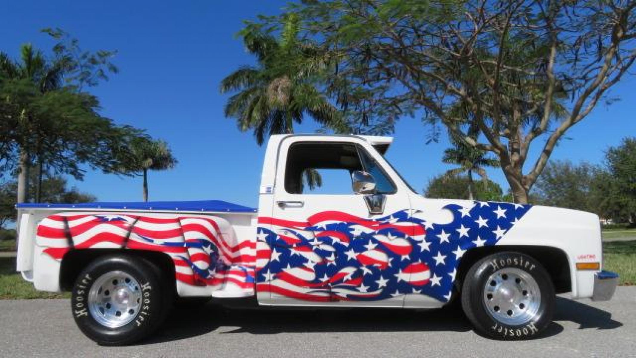 1986 White /Black Chevrolet Silverado 1500 Custom Deluxe 2WD (2GCDC14H5G1) with an 5.0L V8 OHV engine, located at 4301 Oak Circle #19, Boca Raton, FL, 33431, (954) 561-2499, 26.388861, -80.084038 - You are looking at an Absolutely Stunning Show Winning 1986 Chevy C10 Stepside that had a frame off restoration. This is a highly decorated show truck that has won many trophies across many different categories. It's radical and turns heads everywhere. This truck went through a highly meticulous fra - Photo #3
