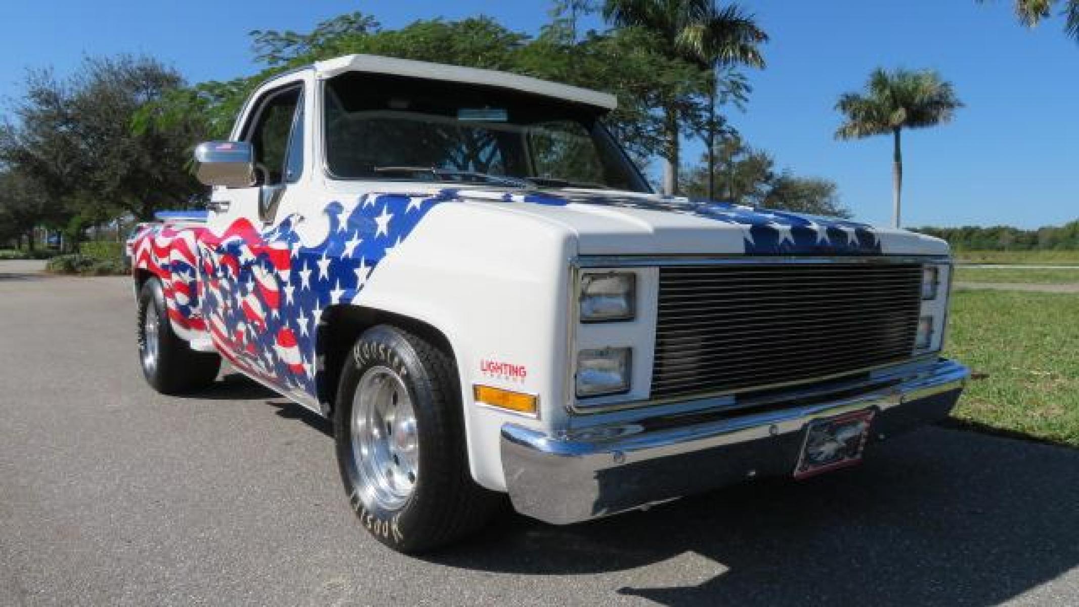 1986 White /Black Chevrolet Silverado 1500 Custom Deluxe 2WD (2GCDC14H5G1) with an 5.0L V8 OHV engine, located at 4301 Oak Circle #19, Boca Raton, FL, 33431, (954) 561-2499, 26.388861, -80.084038 - You are looking at an Absolutely Stunning Show Winning 1986 Chevy C10 Stepside that had a frame off restoration. This is a highly decorated show truck that has won many trophies across many different categories. It's radical and turns heads everywhere. This truck went through a highly meticulous fra - Photo #9