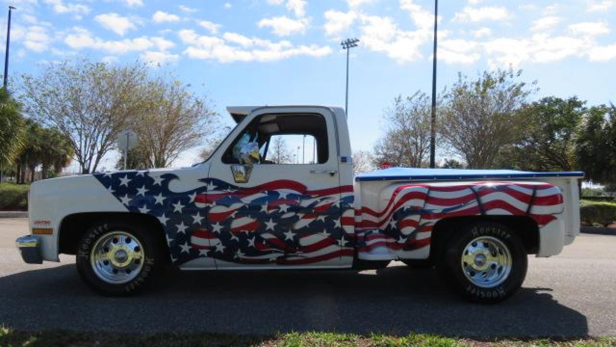 1986 White /Black Chevrolet Silverado 1500 Custom Deluxe 2WD (2GCDC14H5G1) with an 5.0L V8 OHV engine, located at 4301 Oak Circle #19, Boca Raton, FL, 33431, (954) 561-2499, 26.388861, -80.084038 - You are looking at an Absolutely Stunning Show Winning 1986 Chevy C10 Stepside that had a frame off restoration. This is a highly decorated show truck that has won many trophies across many different categories. It's radical and turns heads everywhere. This truck went through a highly meticulous fra - Photo #15