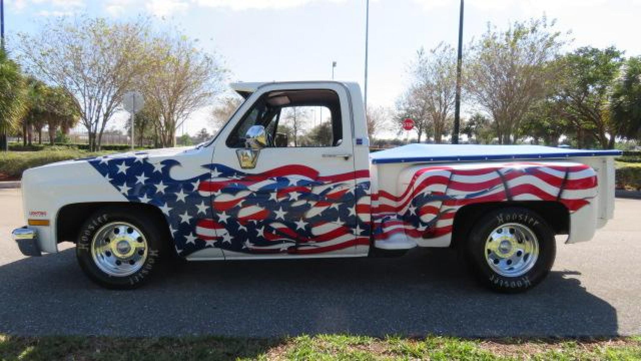 1986 White /Black Chevrolet Silverado 1500 Custom Deluxe 2WD (2GCDC14H5G1) with an 5.0L V8 OHV engine, located at 4301 Oak Circle #19, Boca Raton, FL, 33431, (954) 561-2499, 26.388861, -80.084038 - You are looking at an Absolutely Stunning Show Winning 1986 Chevy C10 Stepside that had a frame off restoration. This is a highly decorated show truck that has won many trophies across many different categories. It's radical and turns heads everywhere. This truck went through a highly meticulous fra - Photo #16