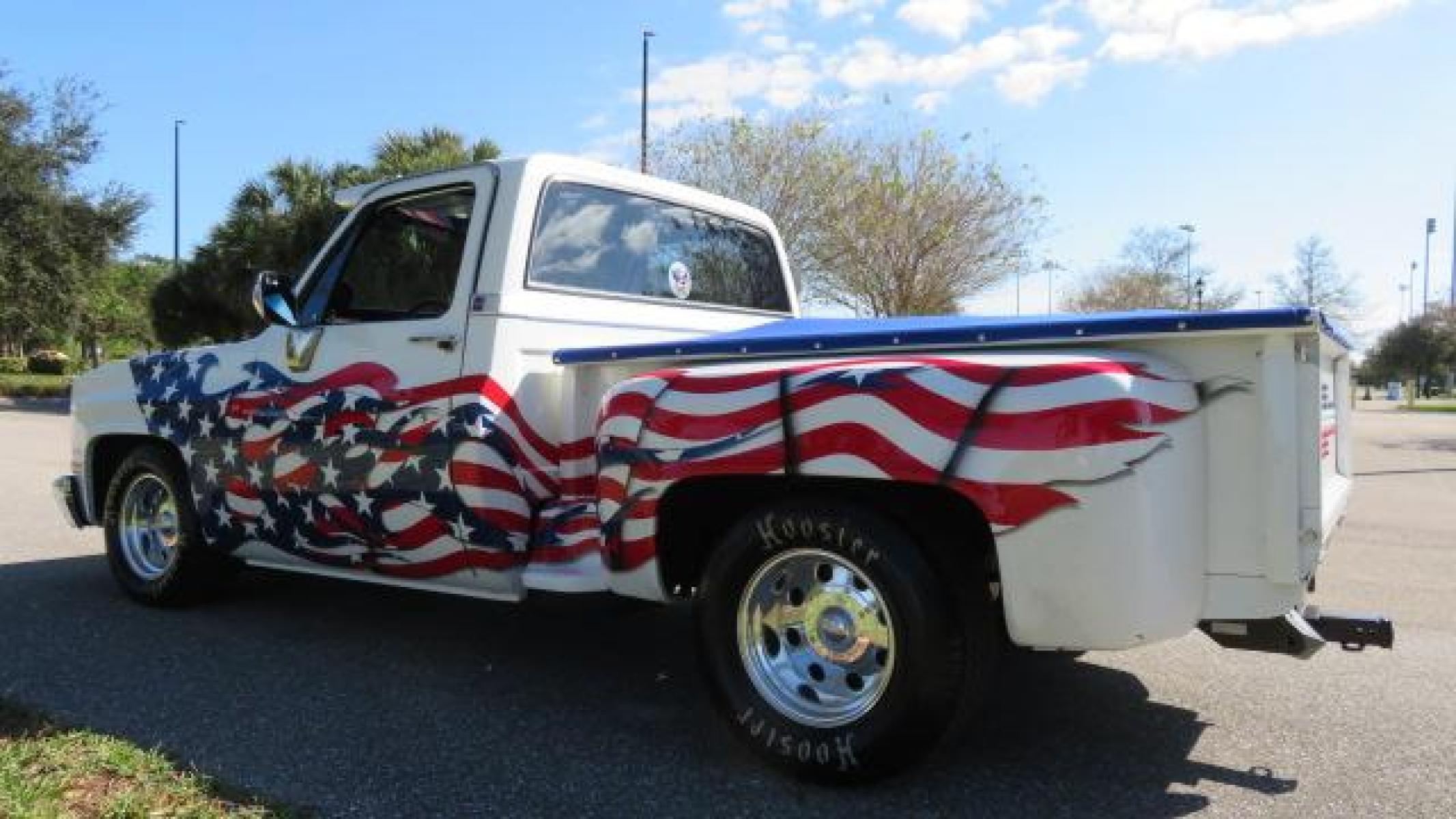 1986 White /Black Chevrolet Silverado 1500 Custom Deluxe 2WD (2GCDC14H5G1) with an 5.0L V8 OHV engine, located at 4301 Oak Circle #19, Boca Raton, FL, 33431, (954) 561-2499, 26.388861, -80.084038 - You are looking at an Absolutely Stunning Show Winning 1986 Chevy C10 Stepside that had a frame off restoration. This is a highly decorated show truck that has won many trophies across many different categories. It's radical and turns heads everywhere. This truck went through a highly meticulous fra - Photo #17