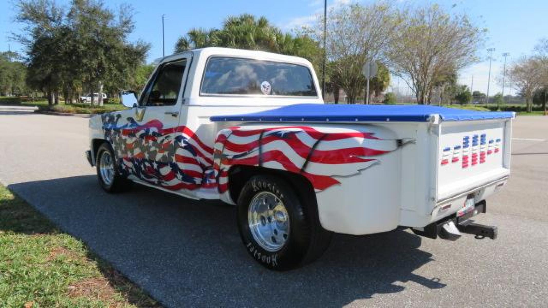 1986 White /Black Chevrolet Silverado 1500 Custom Deluxe 2WD (2GCDC14H5G1) with an 5.0L V8 OHV engine, located at 4301 Oak Circle #19, Boca Raton, FL, 33431, (954) 561-2499, 26.388861, -80.084038 - You are looking at an Absolutely Stunning Show Winning 1986 Chevy C10 Stepside that had a frame off restoration. This is a highly decorated show truck that has won many trophies across many different categories. It's radical and turns heads everywhere. This truck went through a highly meticulous fra - Photo #18