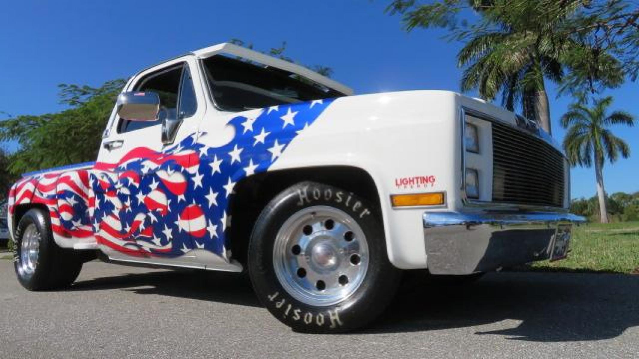 1986 White /Black Chevrolet Silverado 1500 Custom Deluxe 2WD (2GCDC14H5G1) with an 5.0L V8 OHV engine, located at 4301 Oak Circle #19, Boca Raton, FL, 33431, (954) 561-2499, 26.388861, -80.084038 - You are looking at an Absolutely Stunning Show Winning 1986 Chevy C10 Stepside that had a frame off restoration. This is a highly decorated show truck that has won many trophies across many different categories. It's radical and turns heads everywhere. This truck went through a highly meticulous fra - Photo #1