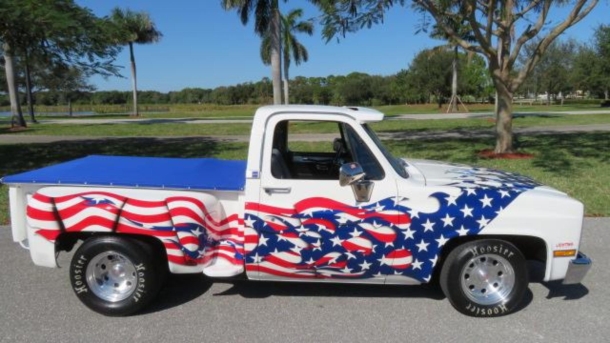 1986 White /Black Chevrolet Silverado 1500 Custom Deluxe 2WD (2GCDC14H5G1) with an 5.0L V8 OHV engine, located at 4301 Oak Circle #19, Boca Raton, FL, 33431, (954) 561-2499, 26.388861, -80.084038 - You are looking at an Absolutely Stunning Show Winning 1986 Chevy C10 Stepside that had a frame off restoration. This is a highly decorated show truck that has won many trophies across many different categories. It's radical and turns heads everywhere. This truck went through a highly meticulous fra - Photo #27