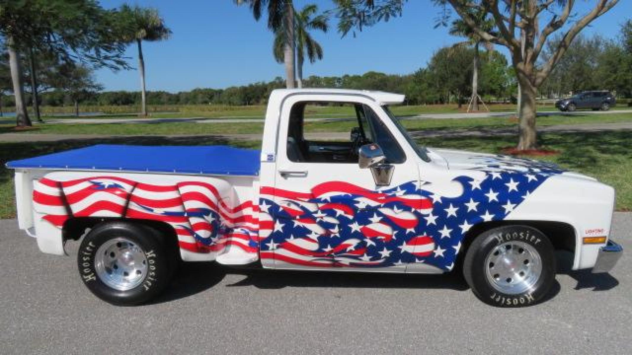 1986 White /Black Chevrolet Silverado 1500 Custom Deluxe 2WD (2GCDC14H5G1) with an 5.0L V8 OHV engine, located at 4301 Oak Circle #19, Boca Raton, FL, 33431, (954) 561-2499, 26.388861, -80.084038 - You are looking at an Absolutely Stunning Show Winning 1986 Chevy C10 Stepside that had a frame off restoration. This is a highly decorated show truck that has won many trophies across many different categories. It's radical and turns heads everywhere. This truck went through a highly meticulous fra - Photo #28