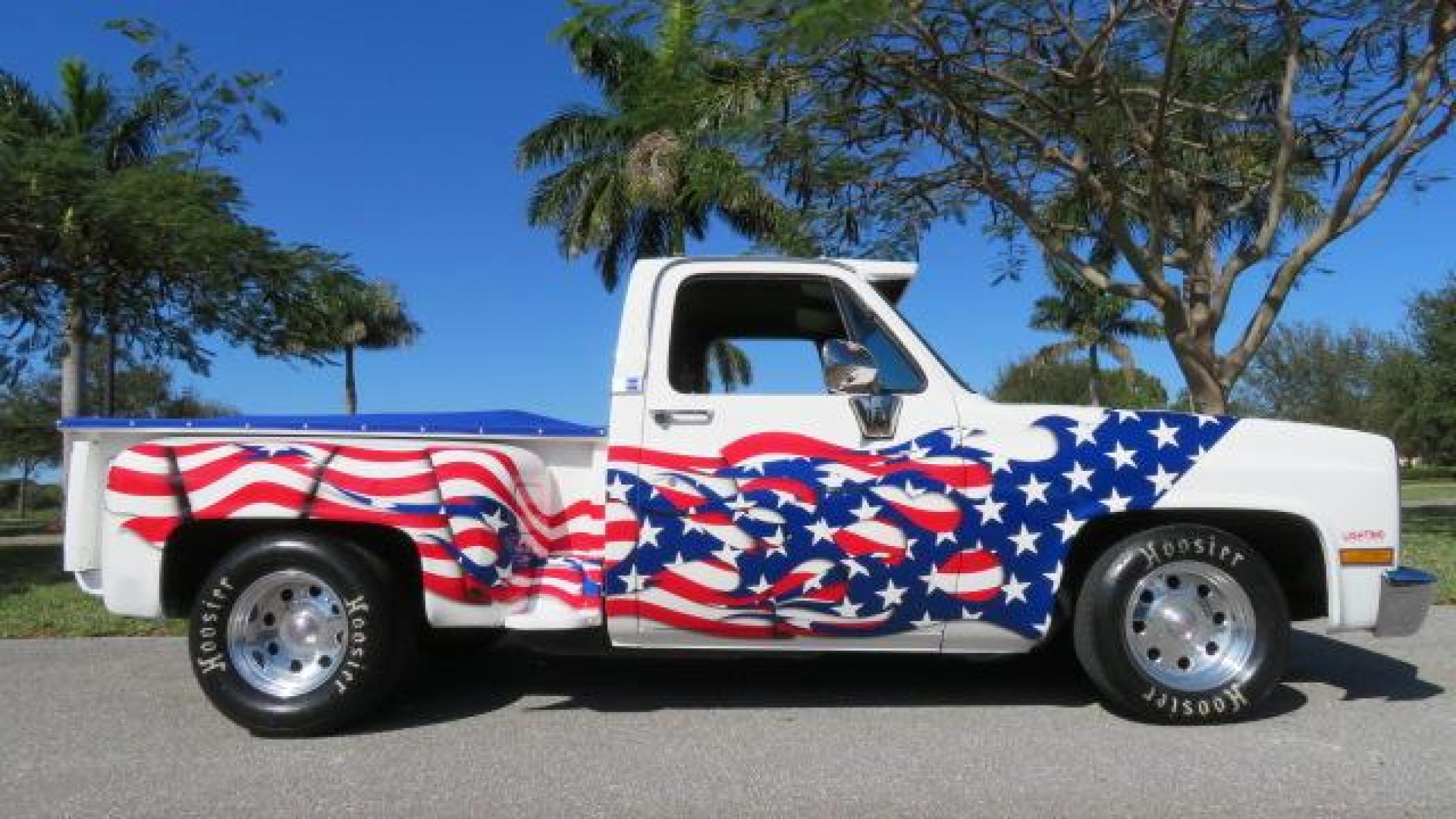 1986 White /Black Chevrolet Silverado 1500 Custom Deluxe 2WD (2GCDC14H5G1) with an 5.0L V8 OHV engine, located at 4301 Oak Circle #19, Boca Raton, FL, 33431, (954) 561-2499, 26.388861, -80.084038 - You are looking at an Absolutely Stunning Show Winning 1986 Chevy C10 Stepside that had a frame off restoration. This is a highly decorated show truck that has won many trophies across many different categories. It's radical and turns heads everywhere. This truck went through a highly meticulous fra - Photo #2