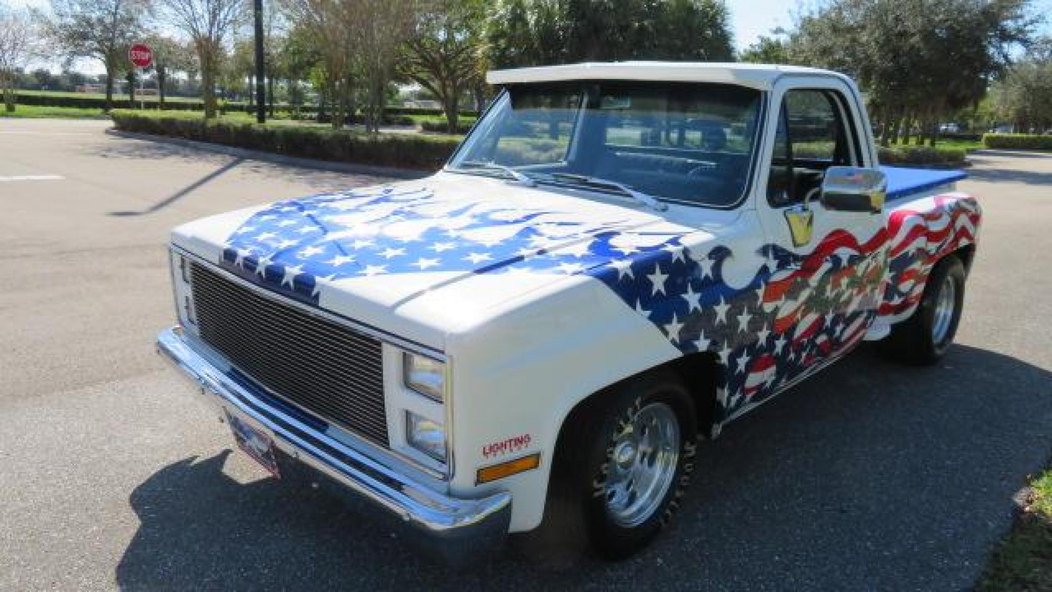 1986 White /Black Chevrolet Silverado 1500 Custom Deluxe 2WD (2GCDC14H5G1) with an 5.0L V8 OHV engine, located at 4301 Oak Circle #19, Boca Raton, FL, 33431, (954) 561-2499, 26.388861, -80.084038 - You are looking at an Absolutely Stunning Show Winning 1986 Chevy C10 Stepside that had a frame off restoration. This is a highly decorated show truck that has won many trophies across many different categories. It's radical and turns heads everywhere. This truck went through a highly meticulous fra - Photo #33