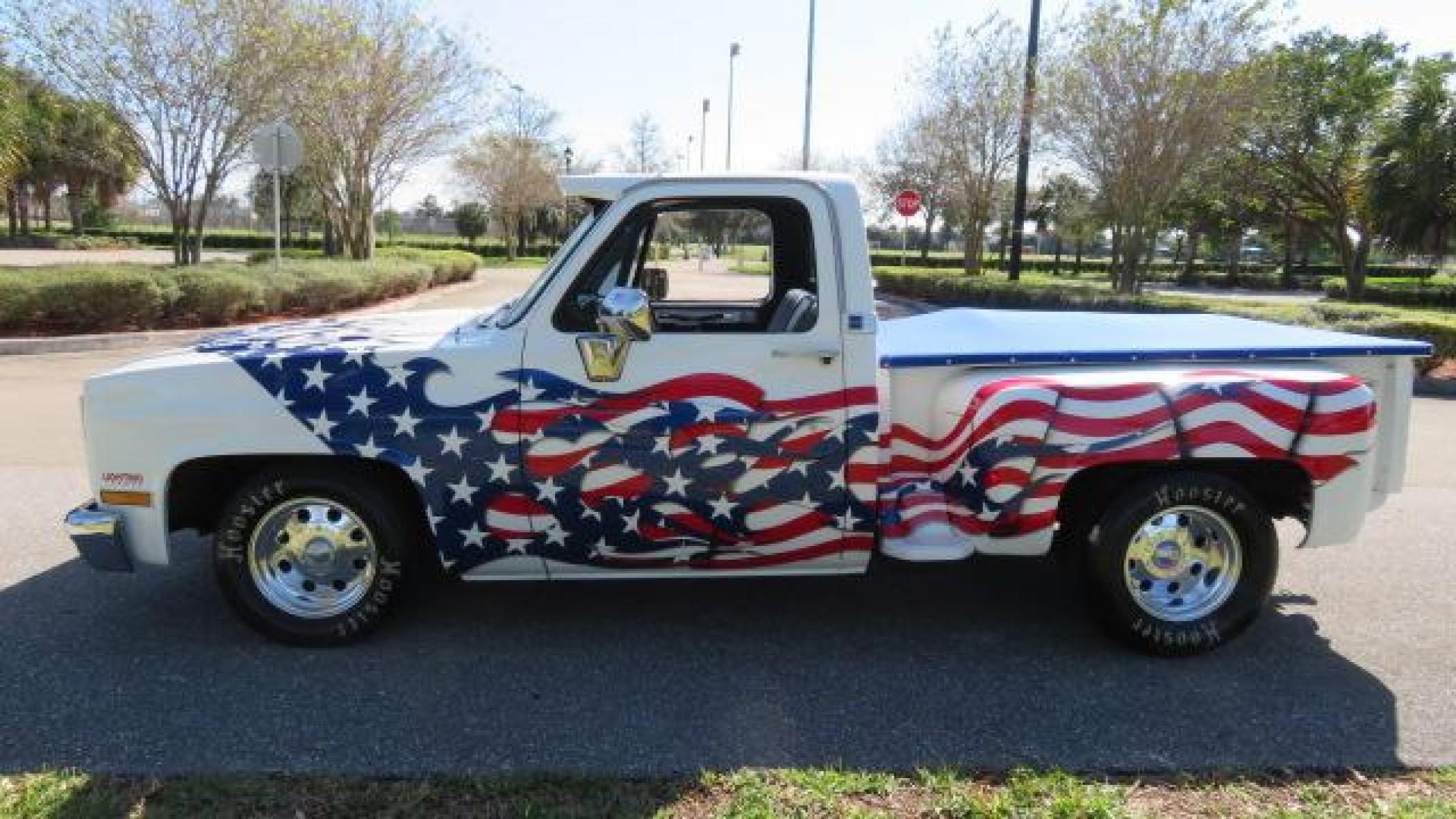 1986 White /Black Chevrolet Silverado 1500 Custom Deluxe 2WD (2GCDC14H5G1) with an 5.0L V8 OHV engine, located at 4301 Oak Circle #19, Boca Raton, FL, 33431, (954) 561-2499, 26.388861, -80.084038 - You are looking at an Absolutely Stunning Show Winning 1986 Chevy C10 Stepside that had a frame off restoration. This is a highly decorated show truck that has won many trophies across many different categories. It's radical and turns heads everywhere. This truck went through a highly meticulous fra - Photo #36