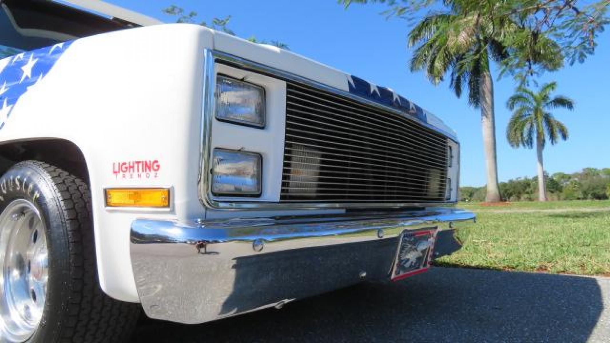 1986 White /Black Chevrolet Silverado 1500 Custom Deluxe 2WD (2GCDC14H5G1) with an 5.0L V8 OHV engine, located at 4301 Oak Circle #19, Boca Raton, FL, 33431, (954) 561-2499, 26.388861, -80.084038 - Photo #43