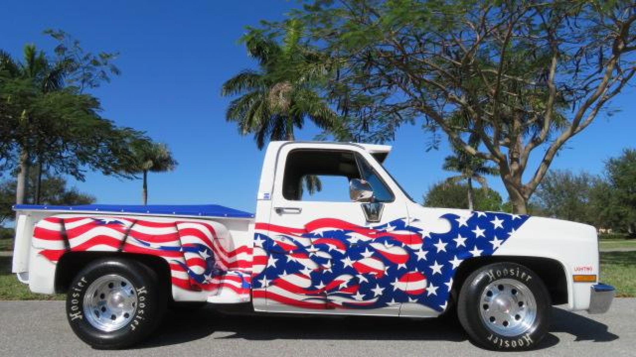 1986 White /Black Chevrolet Silverado 1500 Custom Deluxe 2WD (2GCDC14H5G1) with an 5.0L V8 OHV engine, located at 4301 Oak Circle #19, Boca Raton, FL, 33431, (954) 561-2499, 26.388861, -80.084038 - You are looking at an Absolutely Stunning Show Winning 1986 Chevy C10 Stepside that had a frame off restoration. This is a highly decorated show truck that has won many trophies across many different categories. It's radical and turns heads everywhere. This truck went through a highly meticulous fra - Photo #5