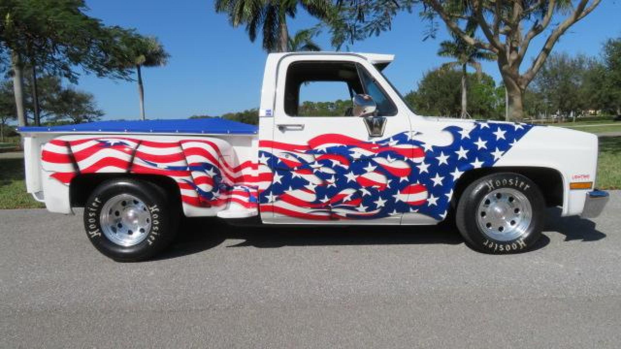 1986 White /Black Chevrolet Silverado 1500 Custom Deluxe 2WD (2GCDC14H5G1) with an 5.0L V8 OHV engine, located at 4301 Oak Circle #19, Boca Raton, FL, 33431, (954) 561-2499, 26.388861, -80.084038 - You are looking at an Absolutely Stunning Show Winning 1986 Chevy C10 Stepside that had a frame off restoration. This is a highly decorated show truck that has won many trophies across many different categories. It's radical and turns heads everywhere. This truck went through a highly meticulous fra - Photo #6