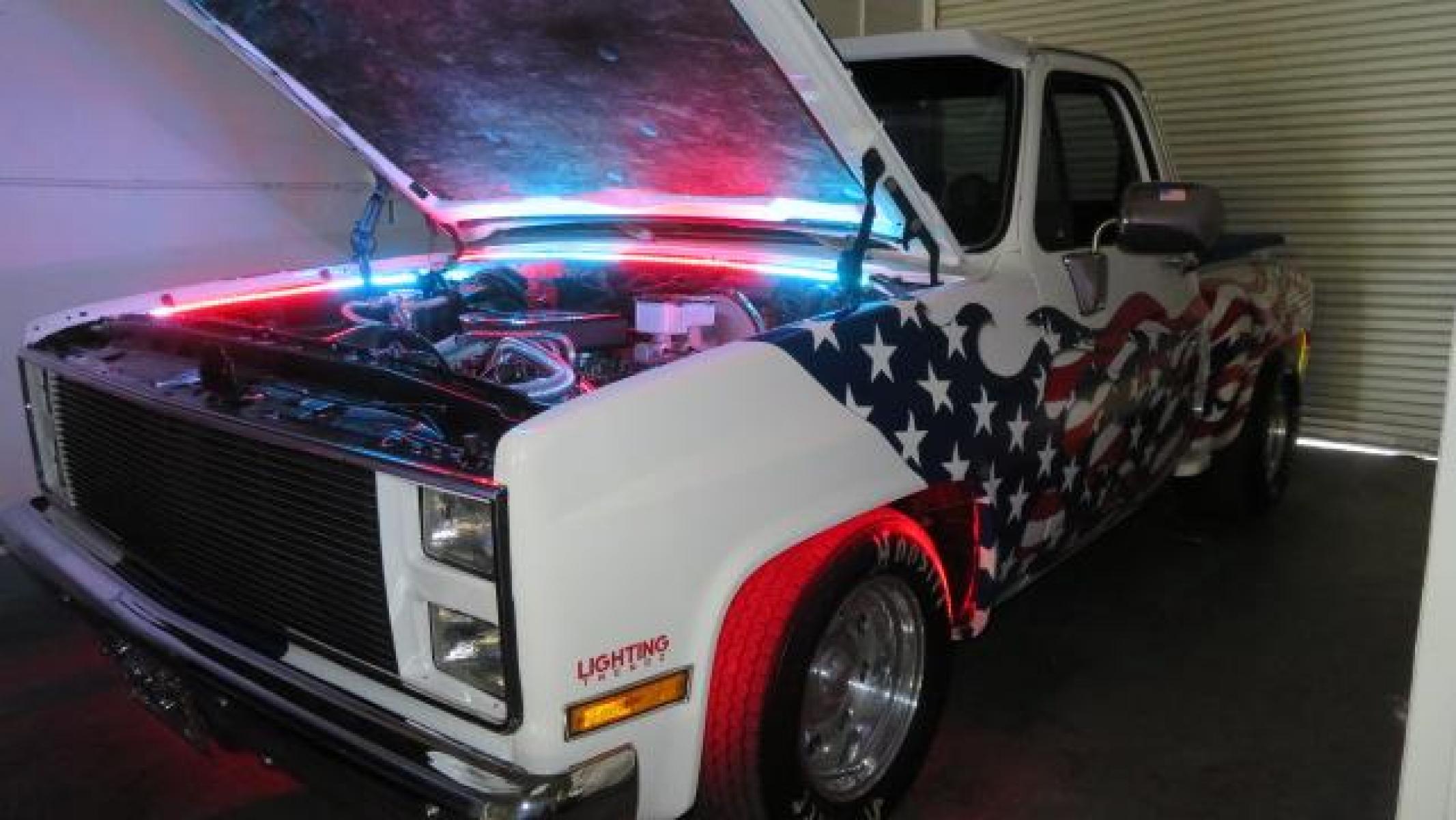 1986 White /Black Chevrolet Silverado 1500 Custom Deluxe 2WD (2GCDC14H5G1) with an 5.0L V8 OHV engine, located at 4301 Oak Circle #19, Boca Raton, FL, 33431, (954) 561-2499, 26.388861, -80.084038 - You are looking at an Absolutely Stunning Show Winning 1986 Chevy C10 Stepside that had a frame off restoration. This is a highly decorated show truck that has won many trophies across many different categories. It's radical and turns heads everywhere. This truck went through a highly meticulous fra - Photo #95