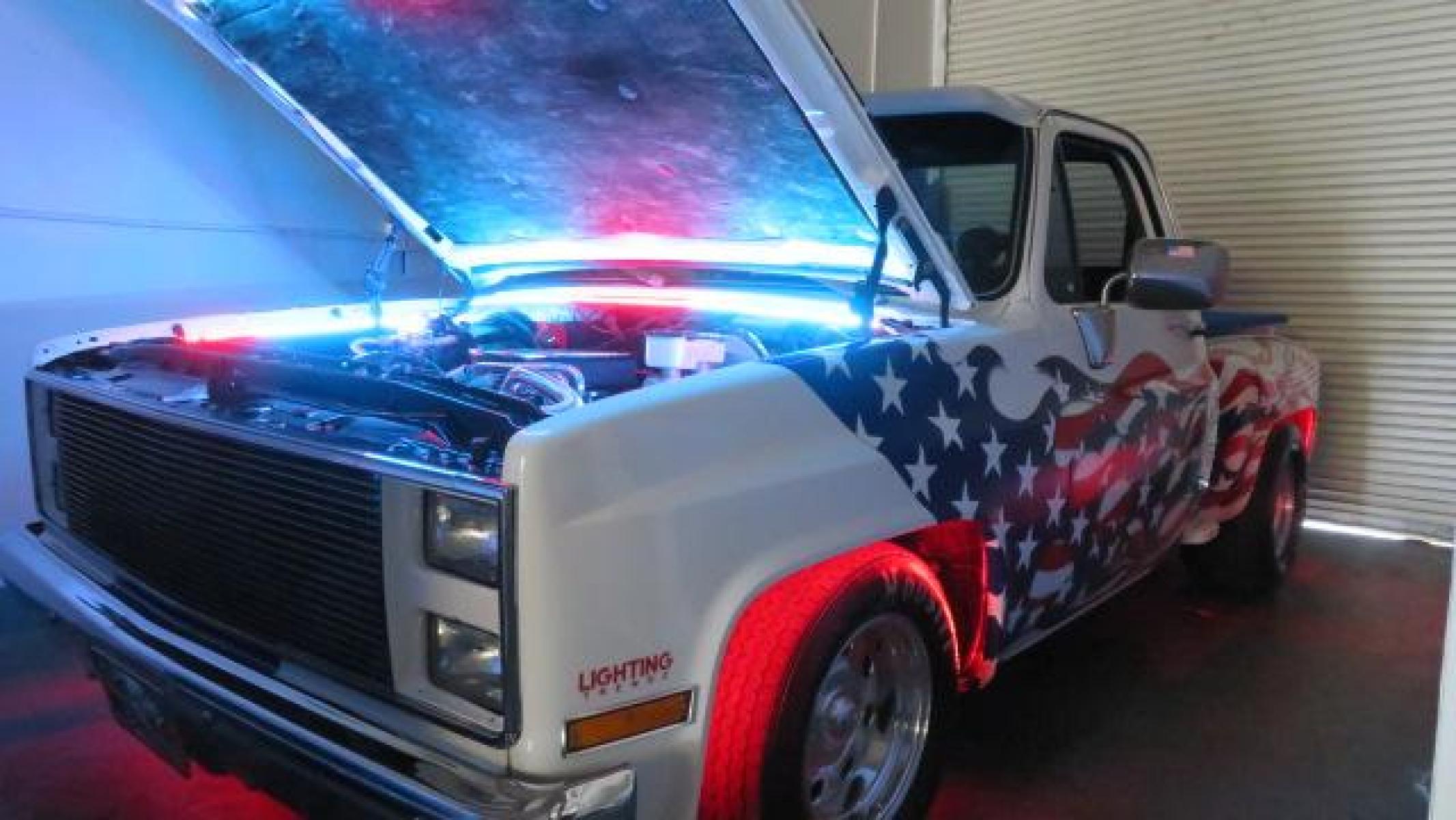 1986 White /Black Chevrolet Silverado 1500 Custom Deluxe 2WD (2GCDC14H5G1) with an 5.0L V8 OHV engine, located at 4301 Oak Circle #19, Boca Raton, FL, 33431, (954) 561-2499, 26.388861, -80.084038 - You are looking at an Absolutely Stunning Show Winning 1986 Chevy C10 Stepside that had a frame off restoration. This is a highly decorated show truck that has won many trophies across many different categories. It's radical and turns heads everywhere. This truck went through a highly meticulous fra - Photo #96