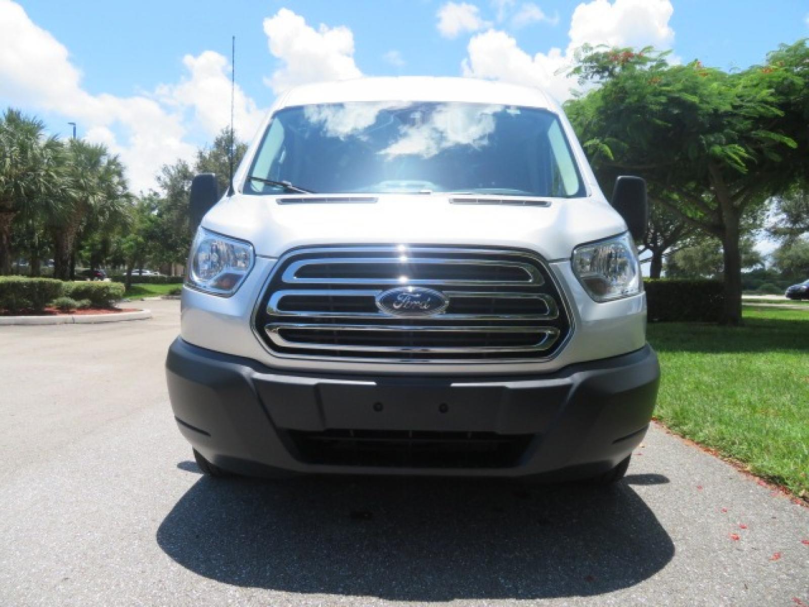 2015 Silver Ford Transit 350 Wagon Low Roof XL 60/40 Pass. 148-in. WB (1FBAX2CM3FK) with an 3.7L V6 DOHC 24V engine, 6-Speed Automatic transmission, located at 4301 Oak Circle #19, Boca Raton, FL, 33431, (954) 561-2499, 26.388861, -80.084038 - Photo #10