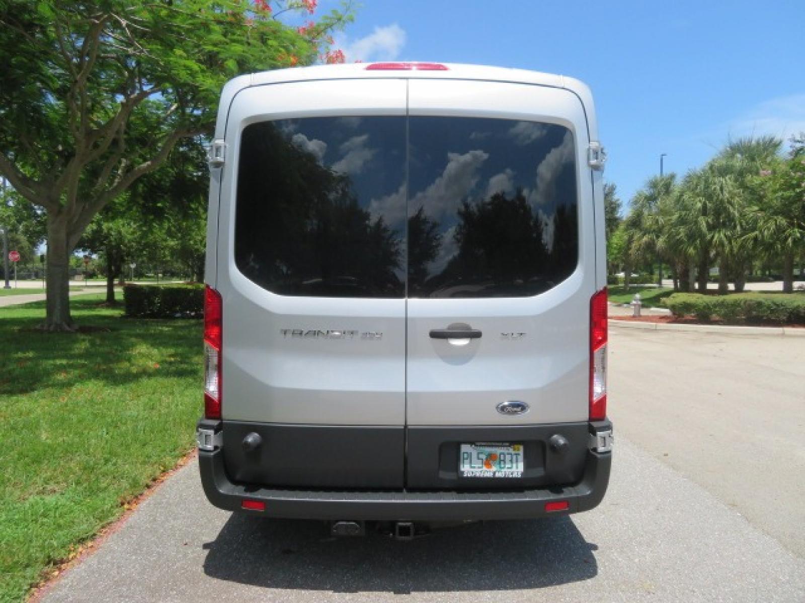 2015 Silver Ford Transit 350 Wagon Low Roof XL 60/40 Pass. 148-in. WB (1FBAX2CM3FK) with an 3.7L V6 DOHC 24V engine, 6-Speed Automatic transmission, located at 4301 Oak Circle #19, Boca Raton, FL, 33431, (954) 561-2499, 26.388861, -80.084038 - Photo #15