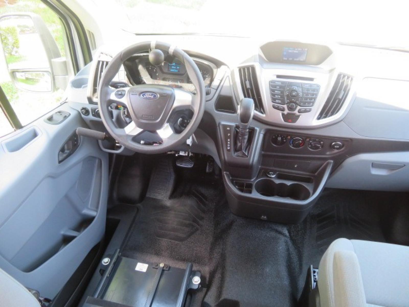 2015 Silver Ford Transit 350 Wagon Low Roof XL 60/40 Pass. 148-in. WB (1FBAX2CM3FK) with an 3.7L V6 DOHC 24V engine, 6-Speed Automatic transmission, located at 4301 Oak Circle #19, Boca Raton, FL, 33431, (954) 561-2499, 26.388861, -80.084038 - Photo #55