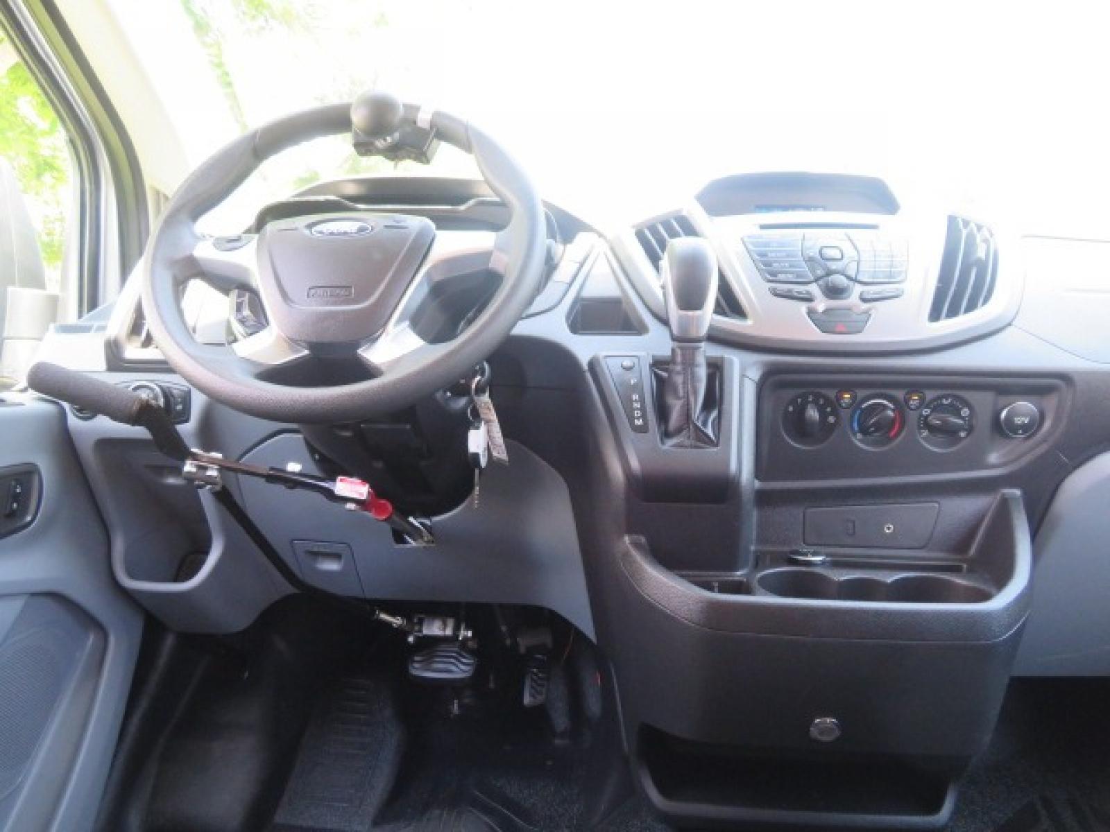 2015 Silver Ford Transit 350 Wagon Low Roof XL 60/40 Pass. 148-in. WB (1FBAX2CM3FK) with an 3.7L V6 DOHC 24V engine, 6-Speed Automatic transmission, located at 4301 Oak Circle #19, Boca Raton, FL, 33431, (954) 561-2499, 26.388861, -80.084038 - Photo #60