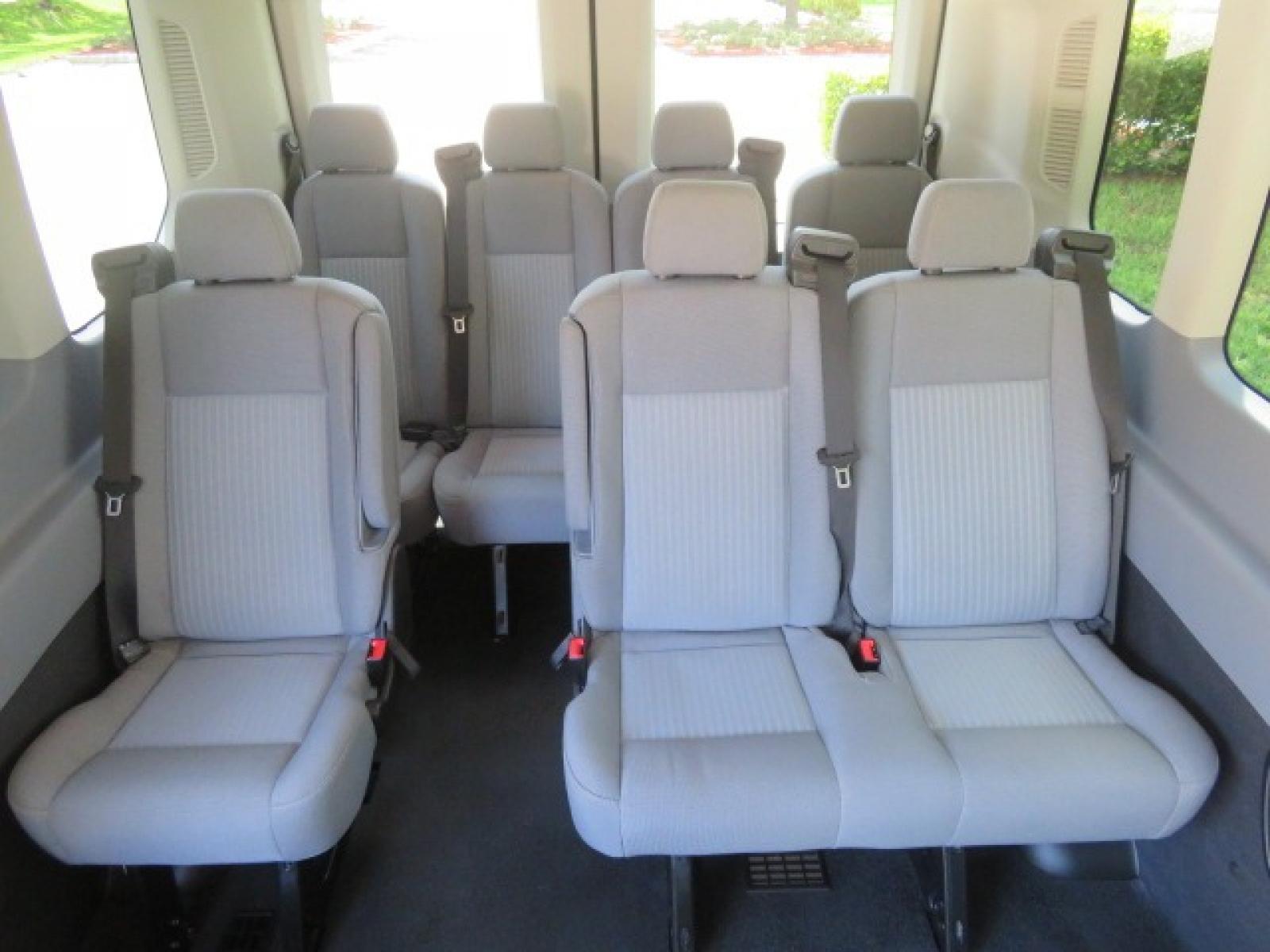 2015 Silver Ford Transit 350 Wagon Low Roof XL 60/40 Pass. 148-in. WB (1FBAX2CM3FK) with an 3.7L V6 DOHC 24V engine, 6-Speed Automatic transmission, located at 4301 Oak Circle #19, Boca Raton, FL, 33431, (954) 561-2499, 26.388861, -80.084038 - Photo #65