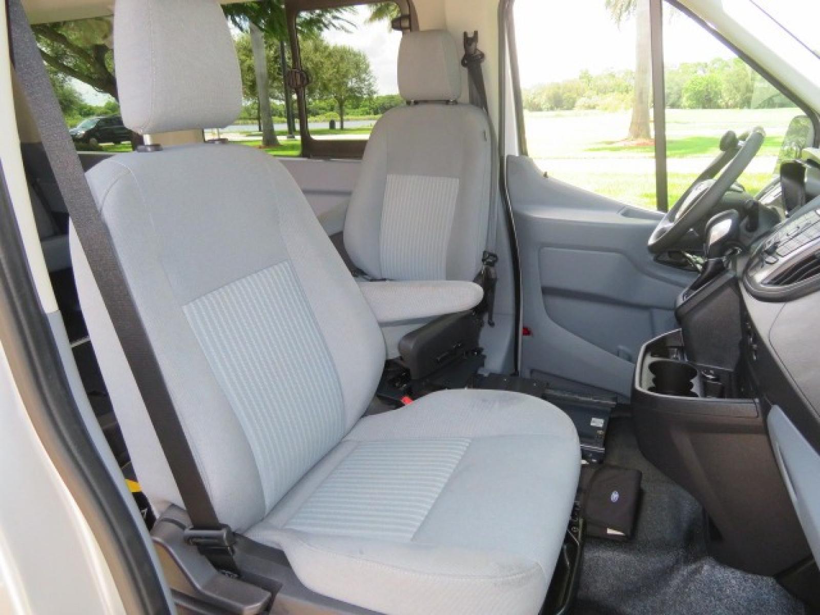 2015 Silver Ford Transit 350 Wagon Low Roof XL 60/40 Pass. 148-in. WB (1FBAX2CM3FK) with an 3.7L V6 DOHC 24V engine, 6-Speed Automatic transmission, located at 4301 Oak Circle #19, Boca Raton, FL, 33431, (954) 561-2499, 26.388861, -80.084038 - Photo #71
