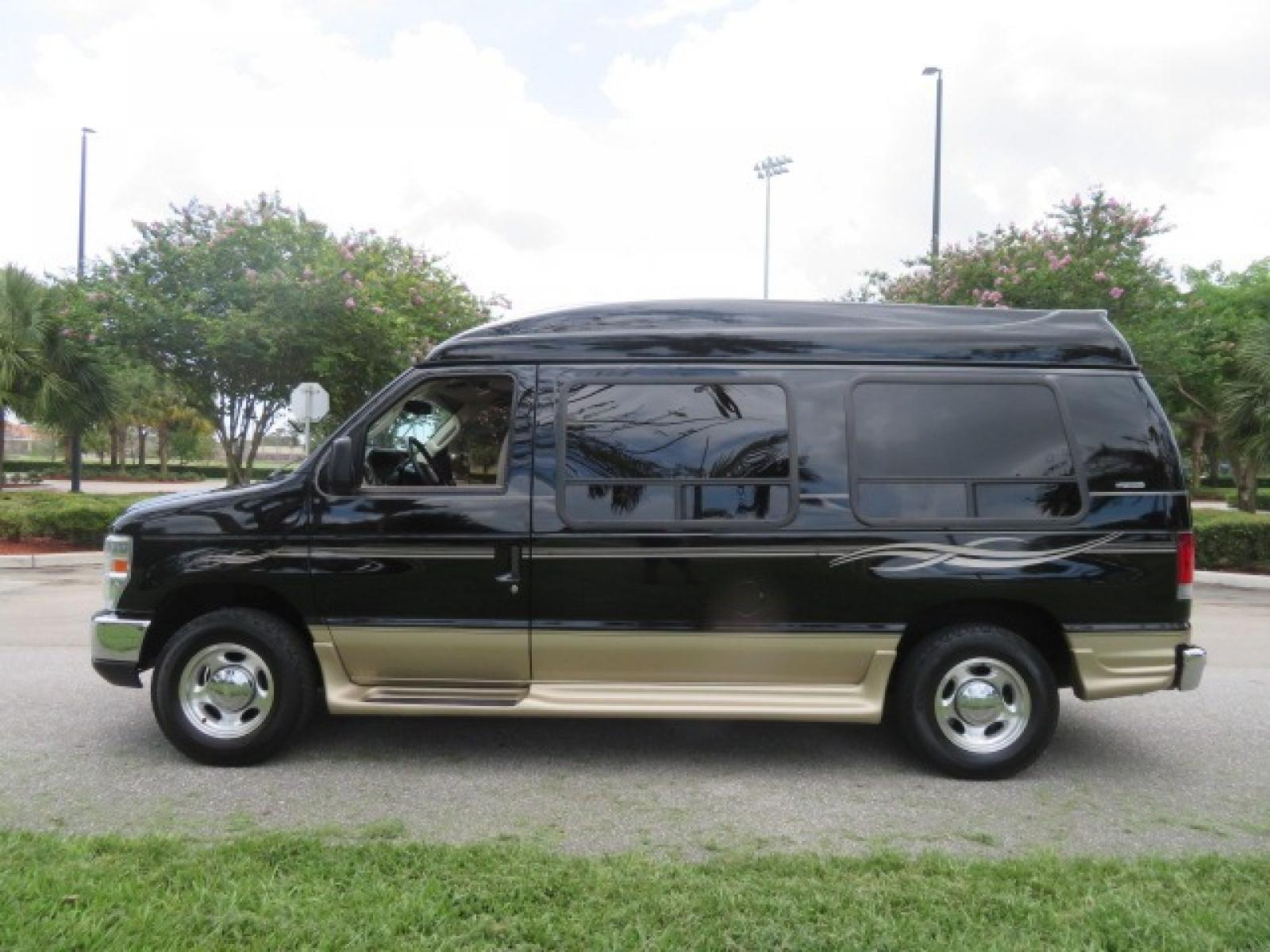 2013 Black Ford E-Series Van E-150 (1FDNE1EL6DD) with an 5.4L V8 SOHC 16V FFV engine, 4-Speed Automatic transmission, located at 4301 Oak Circle #19, Boca Raton, FL, 33431, (954) 561-2499, 26.388861, -80.084038 - You are looking at a Beautiful 2013 Ford Econoline Handicap Wheelchair Conversion Van Tuscany VMI Conversion with 76K Original Miles, Ricon Side Entry Wheelchair Lift (the lift is almost brand new), Raised Side Entry Doors, Power Side Entry Doors, 6 Way Transfer Seat, Hand Controls Factory Navigatio - Photo #15