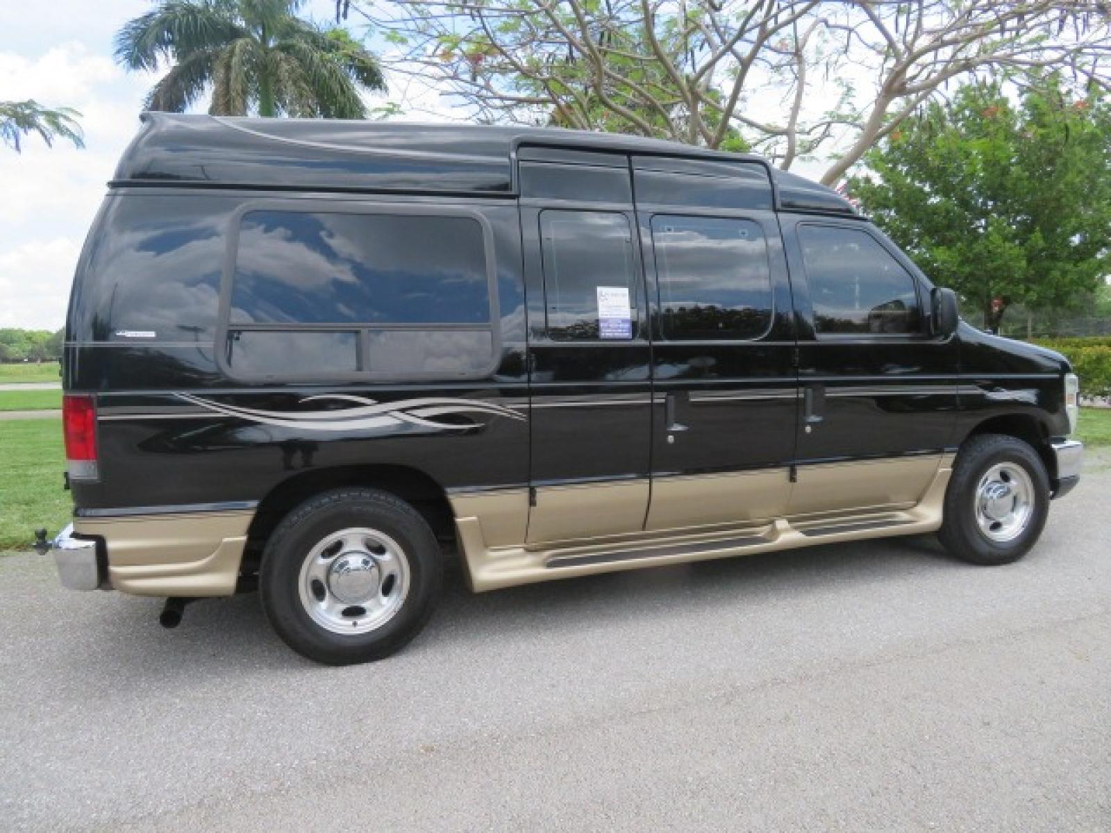 2013 Black Ford E-Series Van E-150 (1FDNE1EL6DD) with an 5.4L V8 SOHC 16V FFV engine, 4-Speed Automatic transmission, located at 4301 Oak Circle #19, Boca Raton, FL, 33431, (954) 561-2499, 26.388861, -80.084038 - You are looking at a Beautiful 2013 Ford Econoline Handicap Wheelchair Conversion Van Tuscany VMI Conversion with 76K Original Miles, Ricon Side Entry Wheelchair Lift (the lift is almost brand new), Raised Side Entry Doors, Power Side Entry Doors, 6 Way Transfer Seat, Hand Controls Factory Navigatio - Photo #20
