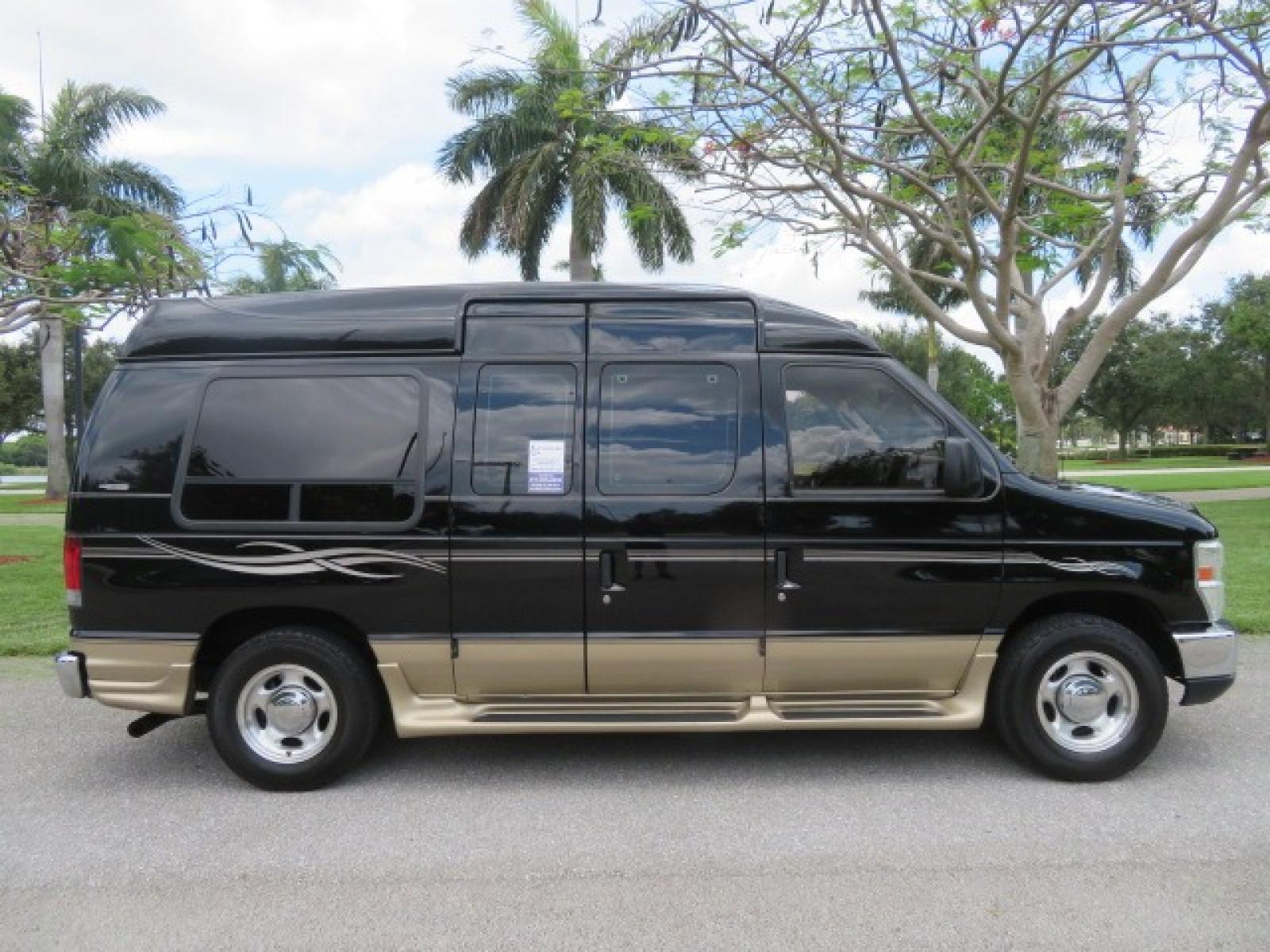 2013 Black Ford E-Series Van E-150 (1FDNE1EL6DD) with an 5.4L V8 SOHC 16V FFV engine, 4-Speed Automatic transmission, located at 4301 Oak Circle #19, Boca Raton, FL, 33431, (954) 561-2499, 26.388861, -80.084038 - You are looking at a Beautiful 2013 Ford Econoline Handicap Wheelchair Conversion Van Tuscany VMI Conversion with 76K Original Miles, Ricon Side Entry Wheelchair Lift (the lift is almost brand new), Raised Side Entry Doors, Power Side Entry Doors, 6 Way Transfer Seat, Hand Controls Factory Navigatio - Photo #22