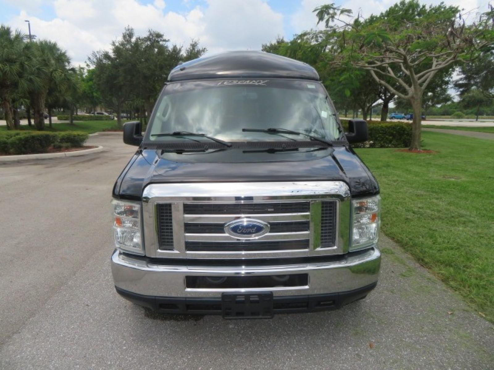 2013 Black Ford E-Series Van E-150 (1FDNE1EL6DD) with an 5.4L V8 SOHC 16V FFV engine, 4-Speed Automatic transmission, located at 4301 Oak Circle #19, Boca Raton, FL, 33431, (954) 561-2499, 26.388861, -80.084038 - You are looking at a Beautiful 2013 Ford Econoline Handicap Wheelchair Conversion Van Tuscany VMI Conversion with 76K Original Miles, Ricon Side Entry Wheelchair Lift (the lift is almost brand new), Raised Side Entry Doors, Power Side Entry Doors, 6 Way Transfer Seat, Hand Controls Factory Navigatio - Photo #24