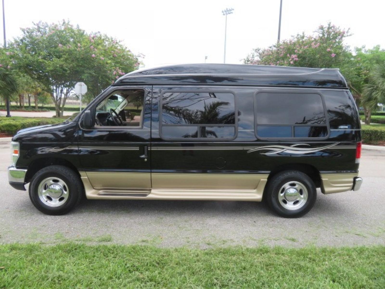 2013 Black Ford E-Series Van E-150 (1FDNE1EL6DD) with an 5.4L V8 SOHC 16V FFV engine, 4-Speed Automatic transmission, located at 4301 Oak Circle #19, Boca Raton, FL, 33431, (954) 561-2499, 26.388861, -80.084038 - You are looking at a Beautiful 2013 Ford Econoline Handicap Wheelchair Conversion Van Tuscany VMI Conversion with 76K Original Miles, Ricon Side Entry Wheelchair Lift (the lift is almost brand new), Raised Side Entry Doors, Power Side Entry Doors, 6 Way Transfer Seat, Hand Controls Factory Navigatio - Photo #26