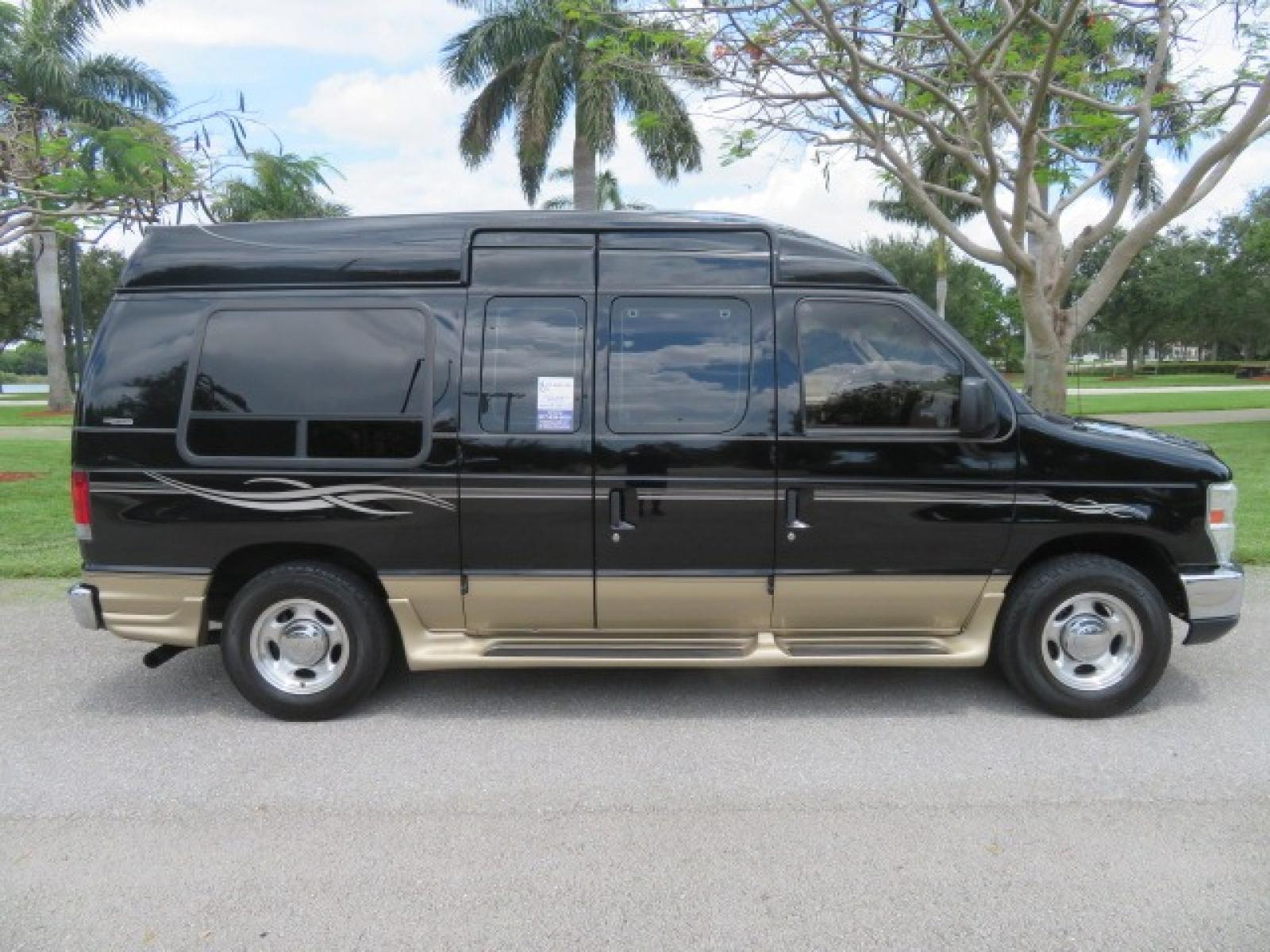 2013 Black Ford E-Series Van E-150 (1FDNE1EL6DD) with an 5.4L V8 SOHC 16V FFV engine, 4-Speed Automatic transmission, located at 4301 Oak Circle #19, Boca Raton, FL, 33431, (954) 561-2499, 26.388861, -80.084038 - You are looking at a Beautiful 2013 Ford Econoline Handicap Wheelchair Conversion Van Tuscany VMI Conversion with 76K Original Miles, Ricon Side Entry Wheelchair Lift (the lift is almost brand new), Raised Side Entry Doors, Power Side Entry Doors, 6 Way Transfer Seat, Hand Controls Factory Navigatio - Photo #30