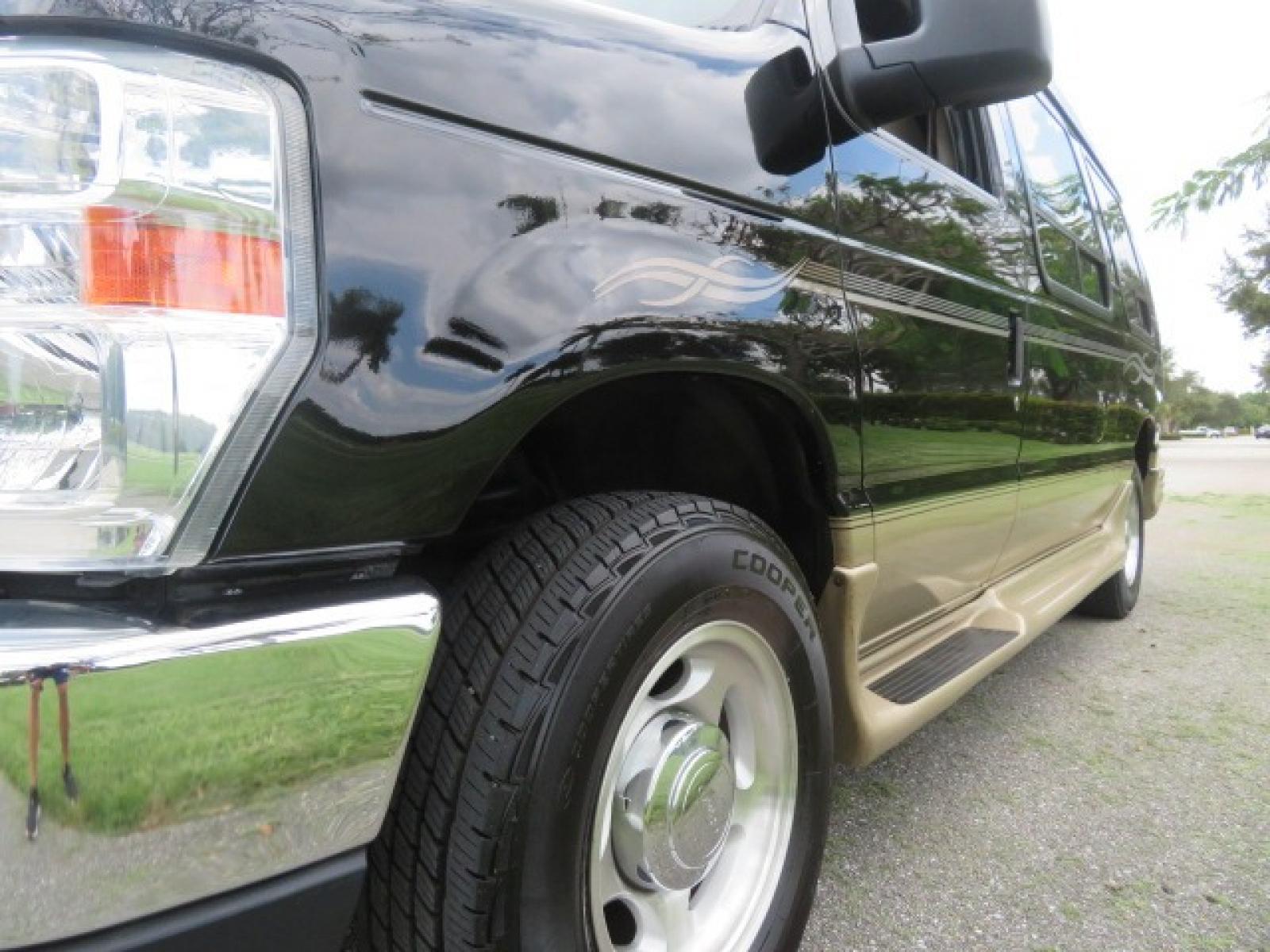 2013 Black Ford E-Series Van E-150 (1FDNE1EL6DD) with an 5.4L V8 SOHC 16V FFV engine, 4-Speed Automatic transmission, located at 4301 Oak Circle #19, Boca Raton, FL, 33431, (954) 561-2499, 26.388861, -80.084038 - Photo #39