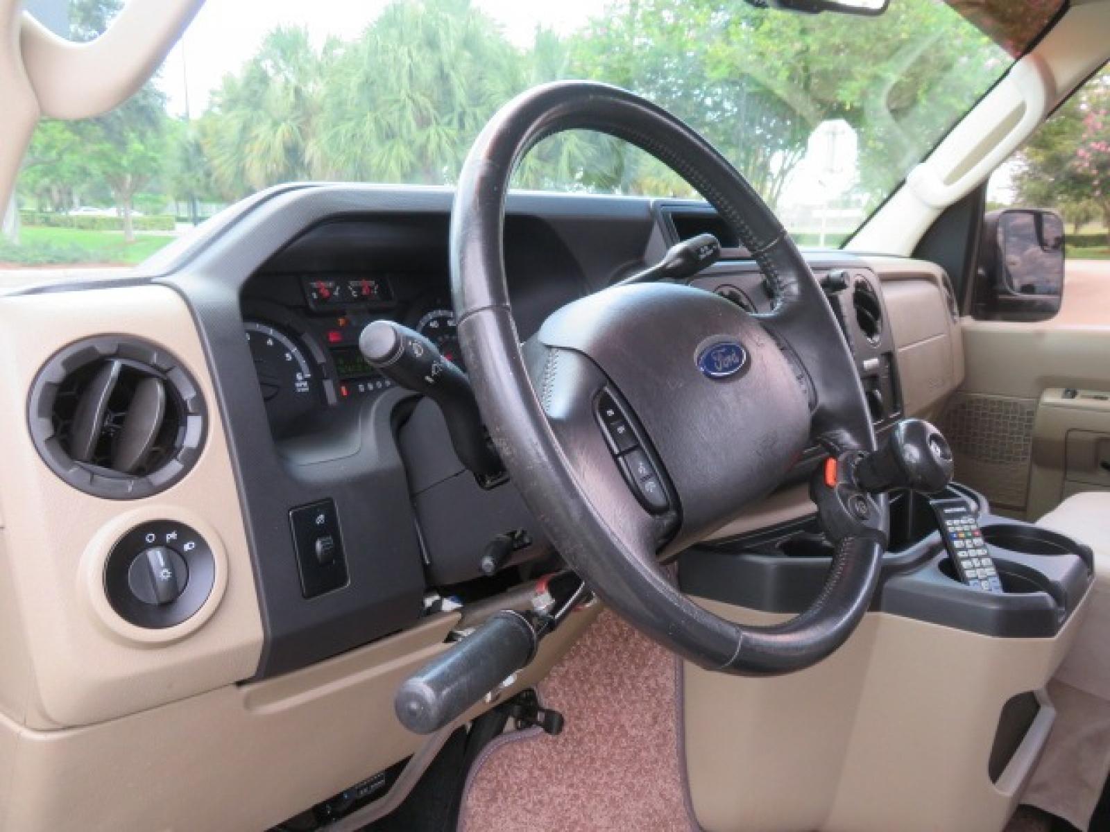 2013 Black Ford E-Series Van E-150 (1FDNE1EL6DD) with an 5.4L V8 SOHC 16V FFV engine, 4-Speed Automatic transmission, located at 4301 Oak Circle #19, Boca Raton, FL, 33431, (954) 561-2499, 26.388861, -80.084038 - Photo #92