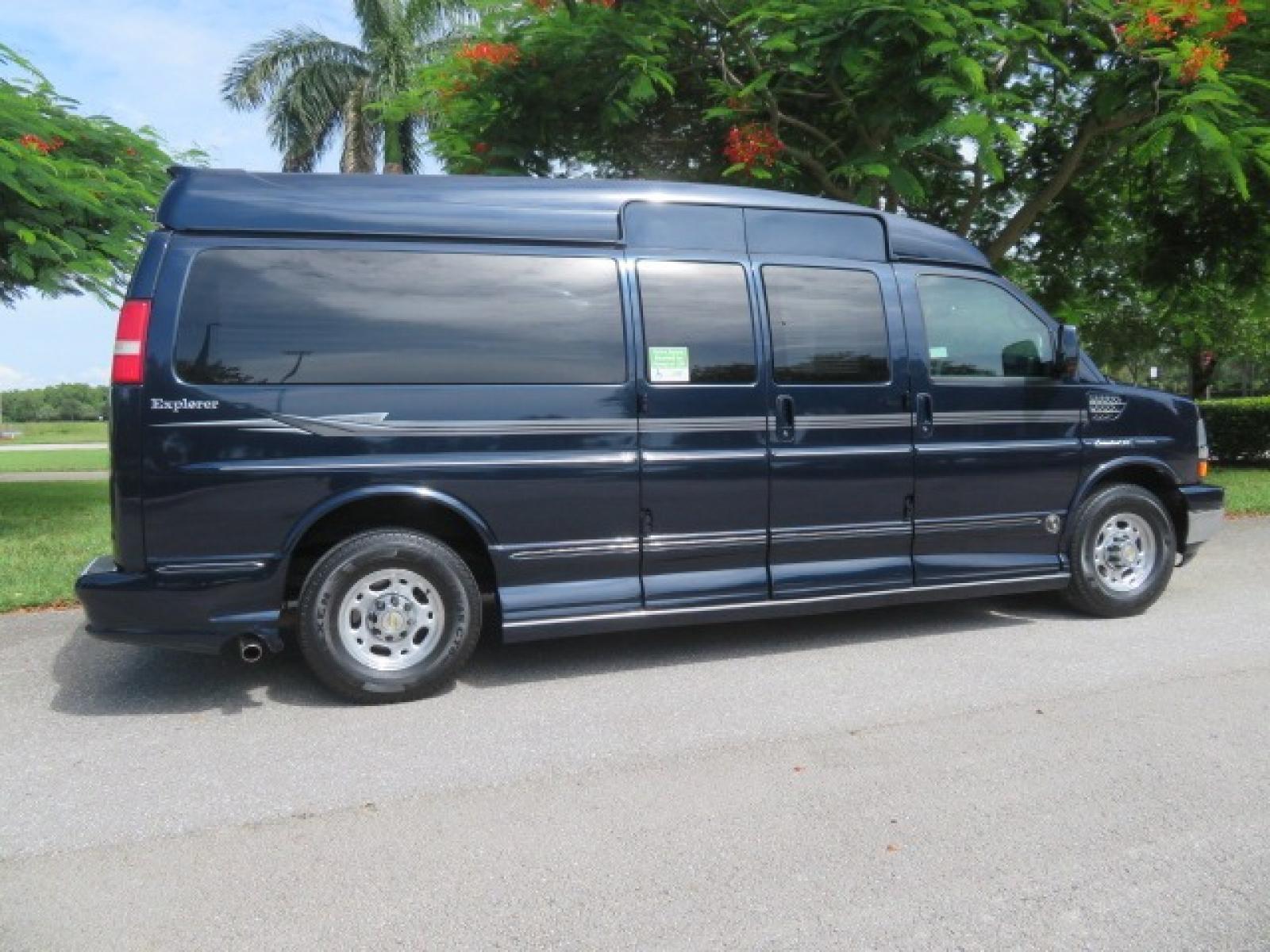 2012 Dark Blue /GRAY Chevrolet Express G2500 3LT RV (1GBWGLCG1C1) with an 6.0L V8 OHV 16V FFV engine, 6-Speed Automatic transmission, located at 4301 Oak Circle #19, Boca Raton, FL, 33431, (954) 561-2499, 26.388861, -80.084038 - You are looking at a Gorgeous 2012 Chevy Express Extended 2500 Handicap Wheelchair Conversion Van Explorer High Top Conversion with 47K Original Miles, Raised Side Entry Doors, Braun Side Wheelchair Lift with Wire Pendant Controls, Tie Down System, Plush Interior, Heated Seats, Back Up Camera, Rear - Photo #18