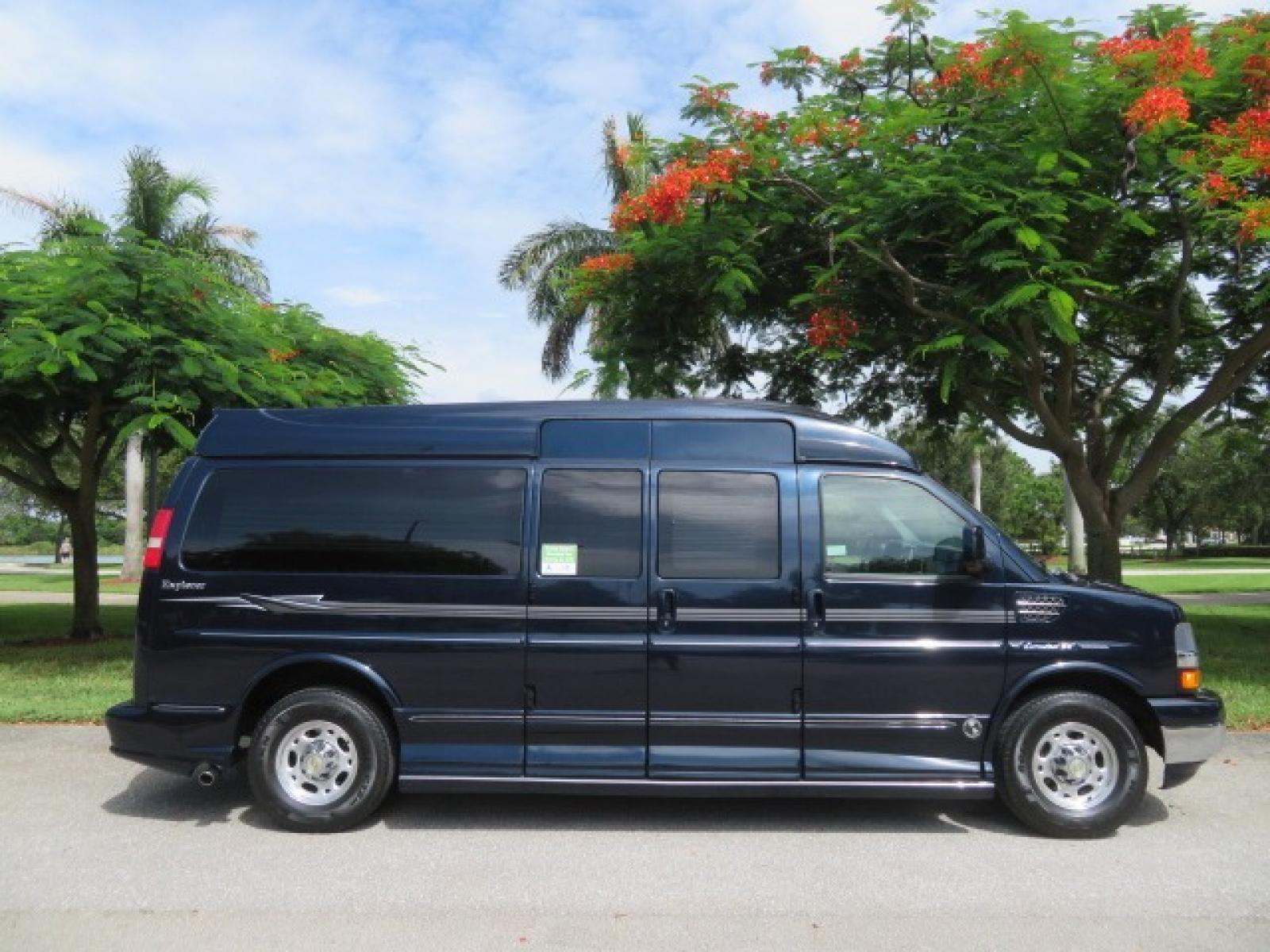 2012 Dark Blue /GRAY Chevrolet Express G2500 3LT RV (1GBWGLCG1C1) with an 6.0L V8 OHV 16V FFV engine, 6-Speed Automatic transmission, located at 4301 Oak Circle #19, Boca Raton, FL, 33431, (954) 561-2499, 26.388861, -80.084038 - You are looking at a Gorgeous 2012 Chevy Express Extended 2500 Handicap Wheelchair Conversion Van Explorer High Top Conversion with 47K Original Miles, Raised Side Entry Doors, Braun Side Wheelchair Lift with Wire Pendant Controls, Tie Down System, Plush Interior, Heated Seats, Back Up Camera, Rear - Photo #4