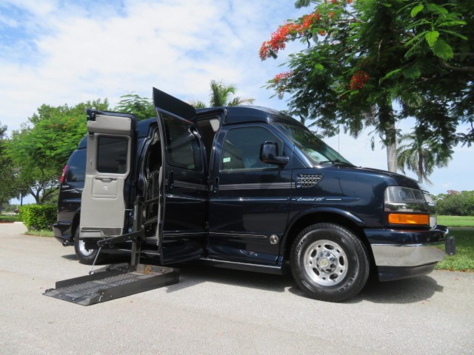 2012 Dark Blue /GRAY Chevrolet Express G2500 3LT RV (1GBWGLCG1C1) with an 6.0L V8 OHV 16V FFV engine, 6-Speed Automatic transmission, located at 4301 Oak Circle #19, Boca Raton, FL, 33431, (954) 561-2499, 26.388861, -80.084038 - You are looking at a Gorgeous 2012 Chevy Express Extended 2500 Handicap Wheelchair Conversion Van Explorer High Top Conversion with 47K Original Miles, Raised Side Entry Doors, Braun Side Wheelchair Lift with Wire Pendant Controls, Tie Down System, Plush Interior, Heated Seats, Back Up Camera, Rear - Photo #49