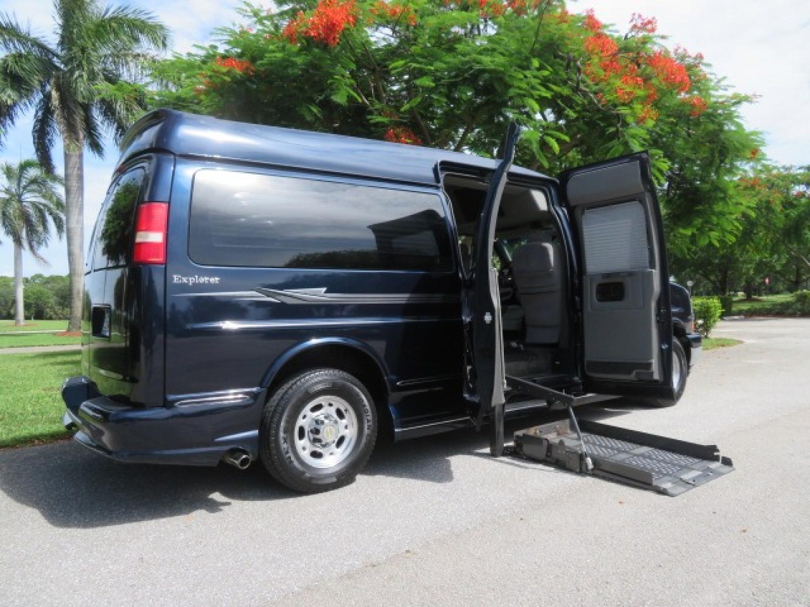 2012 Dark Blue /GRAY Chevrolet Express G2500 3LT RV (1GBWGLCG1C1) with an 6.0L V8 OHV 16V FFV engine, 6-Speed Automatic transmission, located at 4301 Oak Circle #19, Boca Raton, FL, 33431, (954) 561-2499, 26.388861, -80.084038 - You are looking at a Gorgeous 2012 Chevy Express Extended 2500 Handicap Wheelchair Conversion Van Explorer High Top Conversion with 47K Original Miles, Raised Side Entry Doors, Braun Side Wheelchair Lift with Wire Pendant Controls, Tie Down System, Plush Interior, Heated Seats, Back Up Camera, Rear - Photo #51