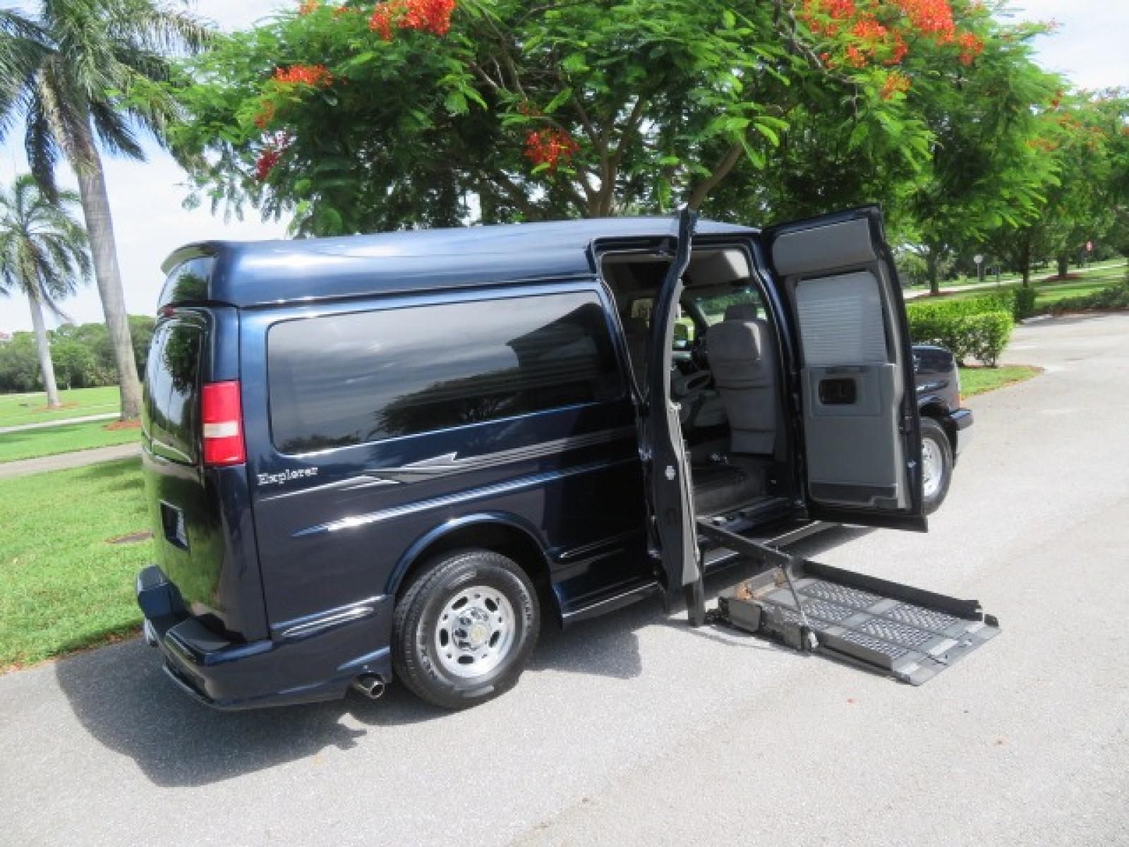 2012 Dark Blue /GRAY Chevrolet Express G2500 3LT RV (1GBWGLCG1C1) with an 6.0L V8 OHV 16V FFV engine, 6-Speed Automatic transmission, located at 4301 Oak Circle #19, Boca Raton, FL, 33431, (954) 561-2499, 26.388861, -80.084038 - You are looking at a Gorgeous 2012 Chevy Express Extended 2500 Handicap Wheelchair Conversion Van Explorer High Top Conversion with 47K Original Miles, Raised Side Entry Doors, Braun Side Wheelchair Lift with Wire Pendant Controls, Tie Down System, Plush Interior, Heated Seats, Back Up Camera, Rear - Photo #53