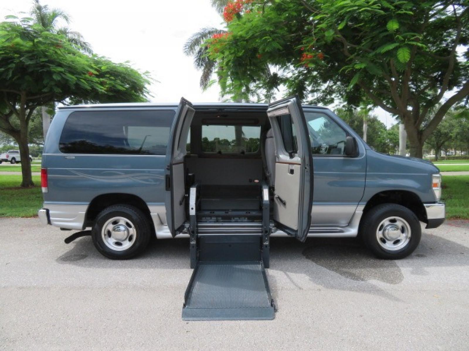 2012 Dark Blue Ford E-Series Van E-150 (1FTNE1EL9CD) with an 5.4L V8 SOHC 16V FFV engine, 4-Speed Automatic transmission, located at 4301 Oak Circle #19, Boca Raton, FL, 33431, (954) 561-2499, 26.388861, -80.084038 - You are looking at a Beautiful 2012 Ford Econoline Handicap Wheelchair Conversion Van Tuscany VMI with Lowered Floor, Power Side Entry Doors, 800LB Side Entry Wheelchair Lift, B and D 6 Way Transfer Seat, Fully Wireless Door and Wheelchair lift System with 3 Remote Controls, Hand Controls, Tie Down - Photo #44