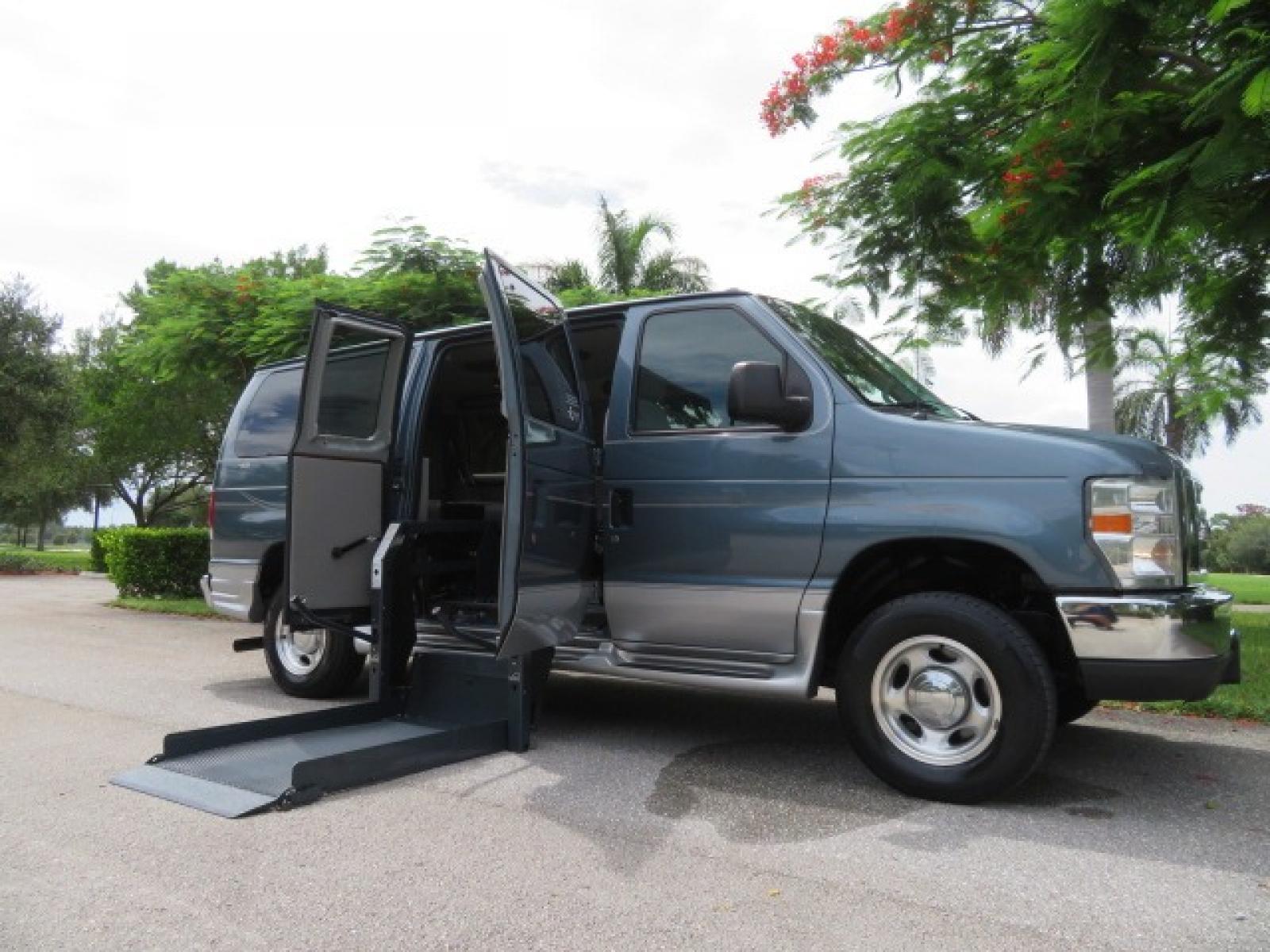2012 Dark Blue Ford E-Series Van E-150 (1FTNE1EL9CD) with an 5.4L V8 SOHC 16V FFV engine, 4-Speed Automatic transmission, located at 4301 Oak Circle #19, Boca Raton, FL, 33431, (954) 561-2499, 26.388861, -80.084038 - You are looking at a Beautiful 2012 Ford Econoline Handicap Wheelchair Conversion Van Tuscany VMI with Lowered Floor, Power Side Entry Doors, 800LB Side Entry Wheelchair Lift, B and D 6 Way Transfer Seat, Fully Wireless Door and Wheelchair lift System with 3 Remote Controls, Hand Controls, Tie Down - Photo #45