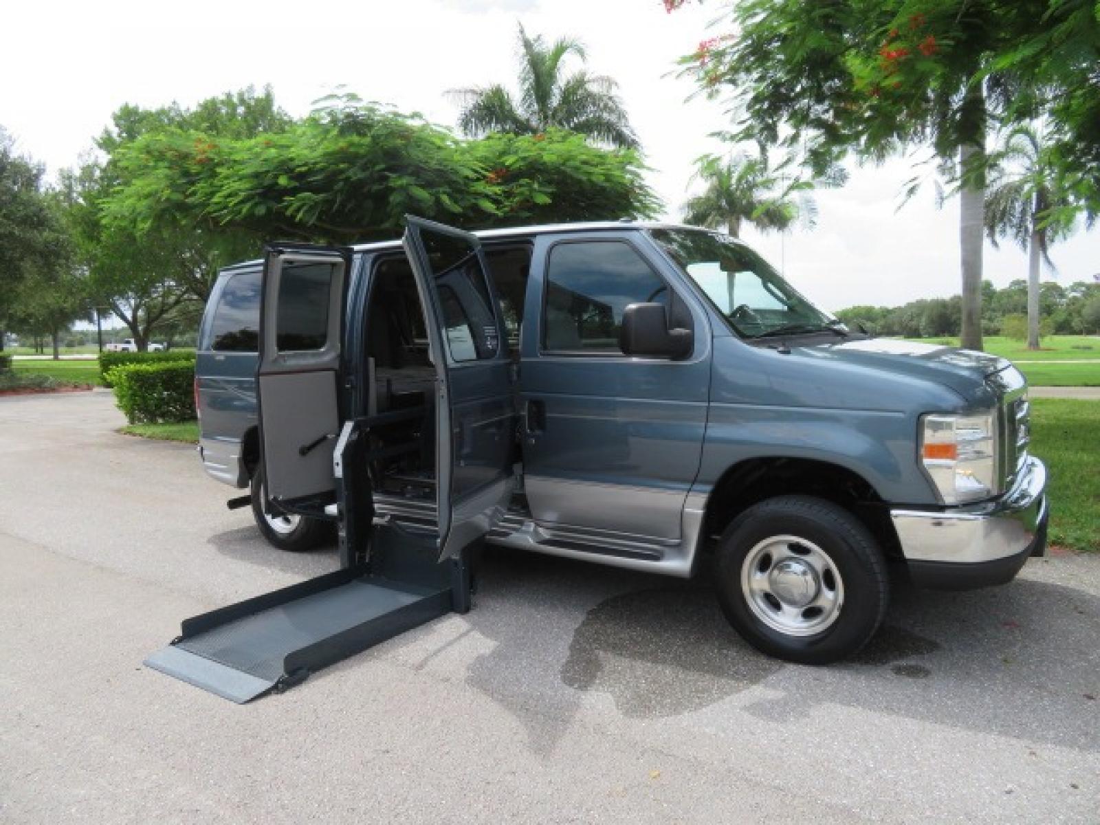 2012 Dark Blue Ford E-Series Van E-150 (1FTNE1EL9CD) with an 5.4L V8 SOHC 16V FFV engine, 4-Speed Automatic transmission, located at 4301 Oak Circle #19, Boca Raton, FL, 33431, (954) 561-2499, 26.388861, -80.084038 - You are looking at a Beautiful 2012 Ford Econoline Handicap Wheelchair Conversion Van Tuscany VMI with Lowered Floor, Power Side Entry Doors, 800LB Side Entry Wheelchair Lift, B and D 6 Way Transfer Seat, Fully Wireless Door and Wheelchair lift System with 3 Remote Controls, Hand Controls, Tie Down - Photo #46