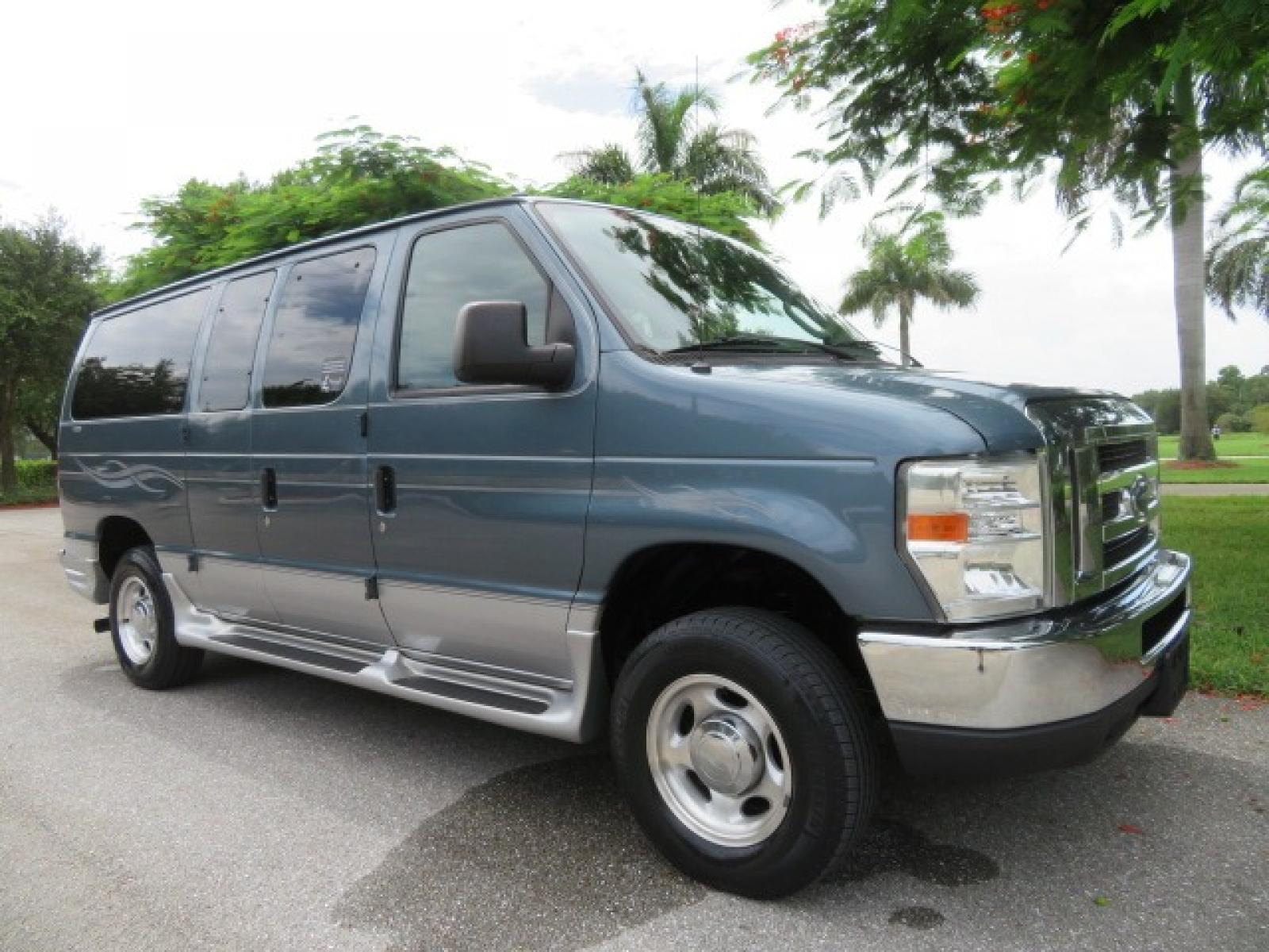 2012 Dark Blue Ford E-Series Van E-150 (1FTNE1EL9CD) with an 5.4L V8 SOHC 16V FFV engine, 4-Speed Automatic transmission, located at 4301 Oak Circle #19, Boca Raton, FL, 33431, (954) 561-2499, 26.388861, -80.084038 - You are looking at a Beautiful 2012 Ford Econoline Handicap Wheelchair Conversion Van Tuscany VMI with Lowered Floor, Power Side Entry Doors, 800LB Side Entry Wheelchair Lift, B and D 6 Way Transfer Seat, Fully Wireless Door and Wheelchair lift System with 3 Remote Controls, Hand Controls, Tie Down - Photo #6