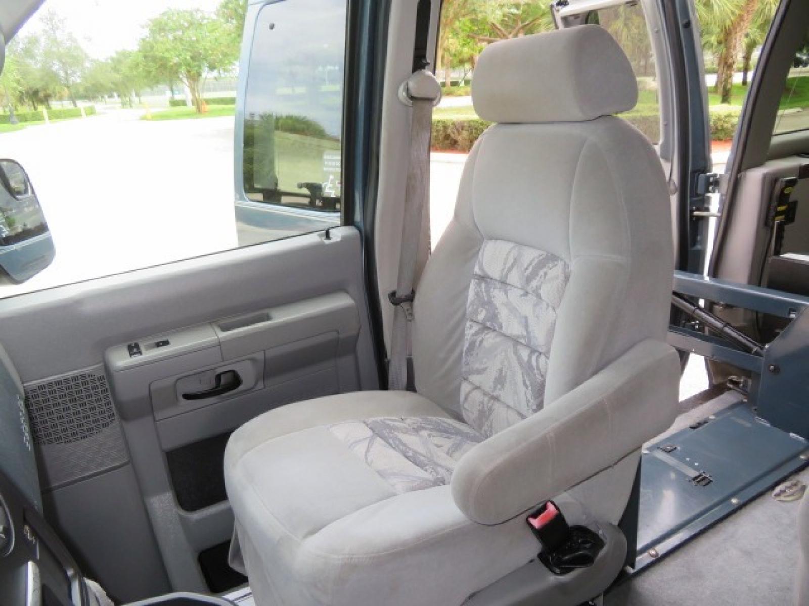 2012 Dark Blue Ford E-Series Van E-150 (1FTNE1EL9CD) with an 5.4L V8 SOHC 16V FFV engine, 4-Speed Automatic transmission, located at 4301 Oak Circle #19, Boca Raton, FL, 33431, (954) 561-2499, 26.388861, -80.084038 - You are looking at a Beautiful 2012 Ford Econoline Handicap Wheelchair Conversion Van Tuscany VMI with Lowered Floor, Power Side Entry Doors, 800LB Side Entry Wheelchair Lift, B and D 6 Way Transfer Seat, Fully Wireless Door and Wheelchair lift System with 3 Remote Controls, Hand Controls, Tie Down - Photo #78