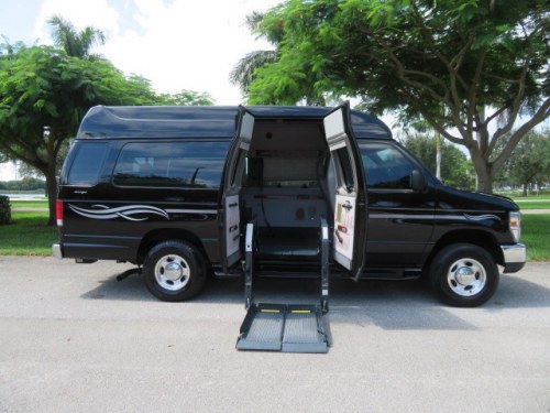2014 Ford E-Series Van E-250 Extended Handicap Wheelchair Conversion Van