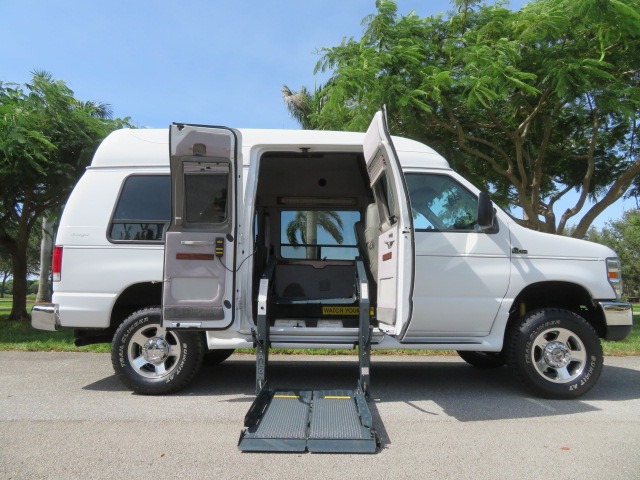 photo of 2010 Ford E-Series Van E-350 Super Duty Quigley 4x4 Handicap Wheelchair Conversion Van 