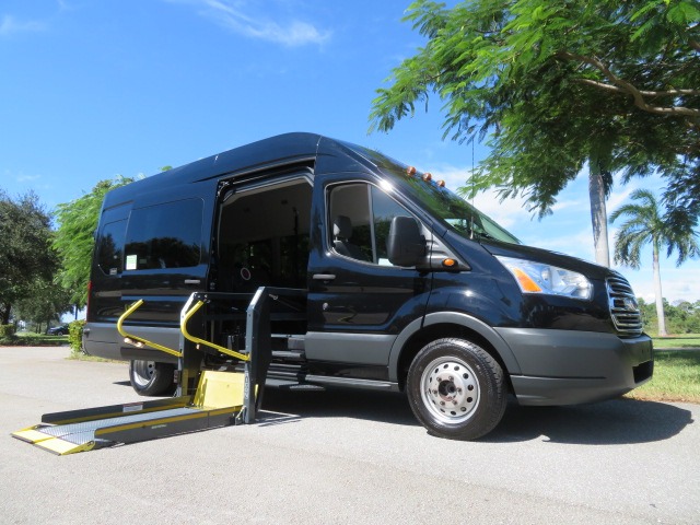 2017 Ford Transit 350 Wagon HD High Roof XLT Sliding Pass. 148 WB EL Handicap Wheelchair Conversion Van