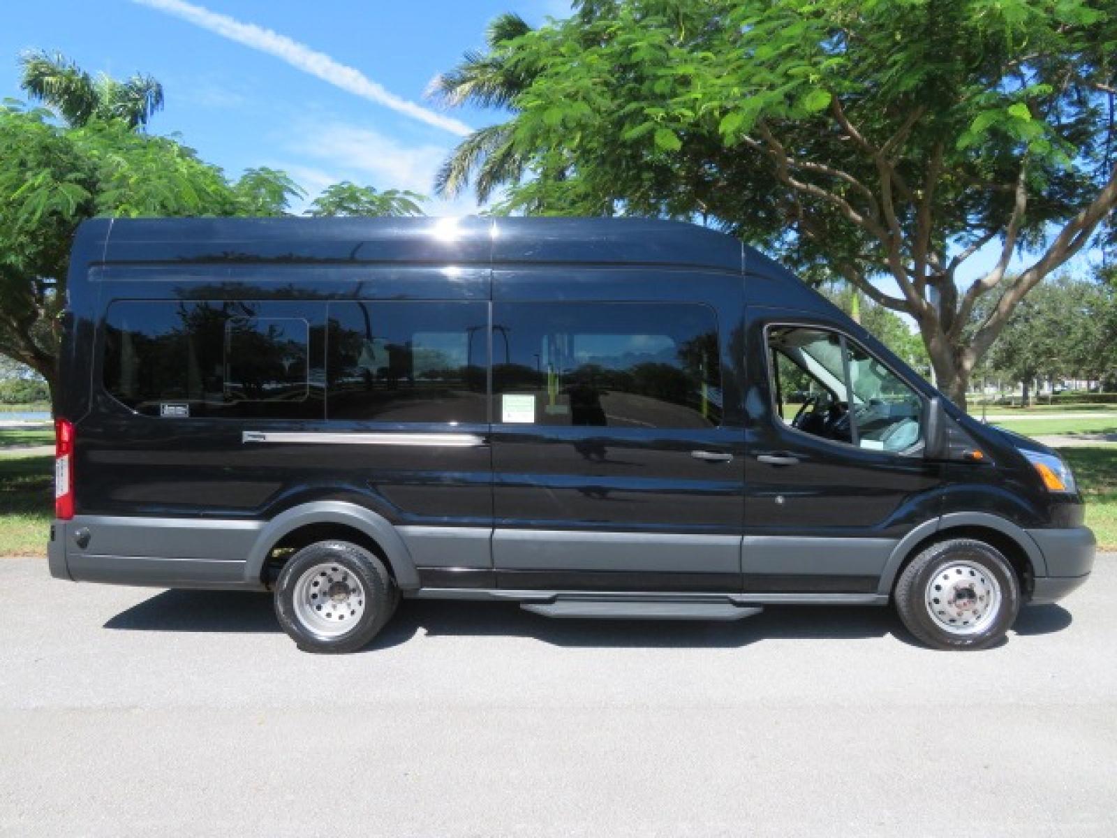 2017 Ford Transit 350 Wagon HD High Roof XLT Sliding Pass. 148 WB EL (1FBVU4XG3HK) with an 3.5L V6 DOHC 24V engine, 6A transmission, located at 4301 Oak Circle #19, Boca Raton, FL, 33431, (954) 561-2499, 26.388861, -80.084038 - You are looking at an awesome 2017 Ford Transit XLT HD 350 Dually Handicap Wheelchair Conversion Van with 66000 Original Miles, Back Up Camera, Ricon Split Platform Side Entry Wheelchair Lift with 800lb Capacity, Hard Core Rubber Floor, Q Straint Tie Down System, Extra Seat Belt, Interlock System, 9 - Photo #21