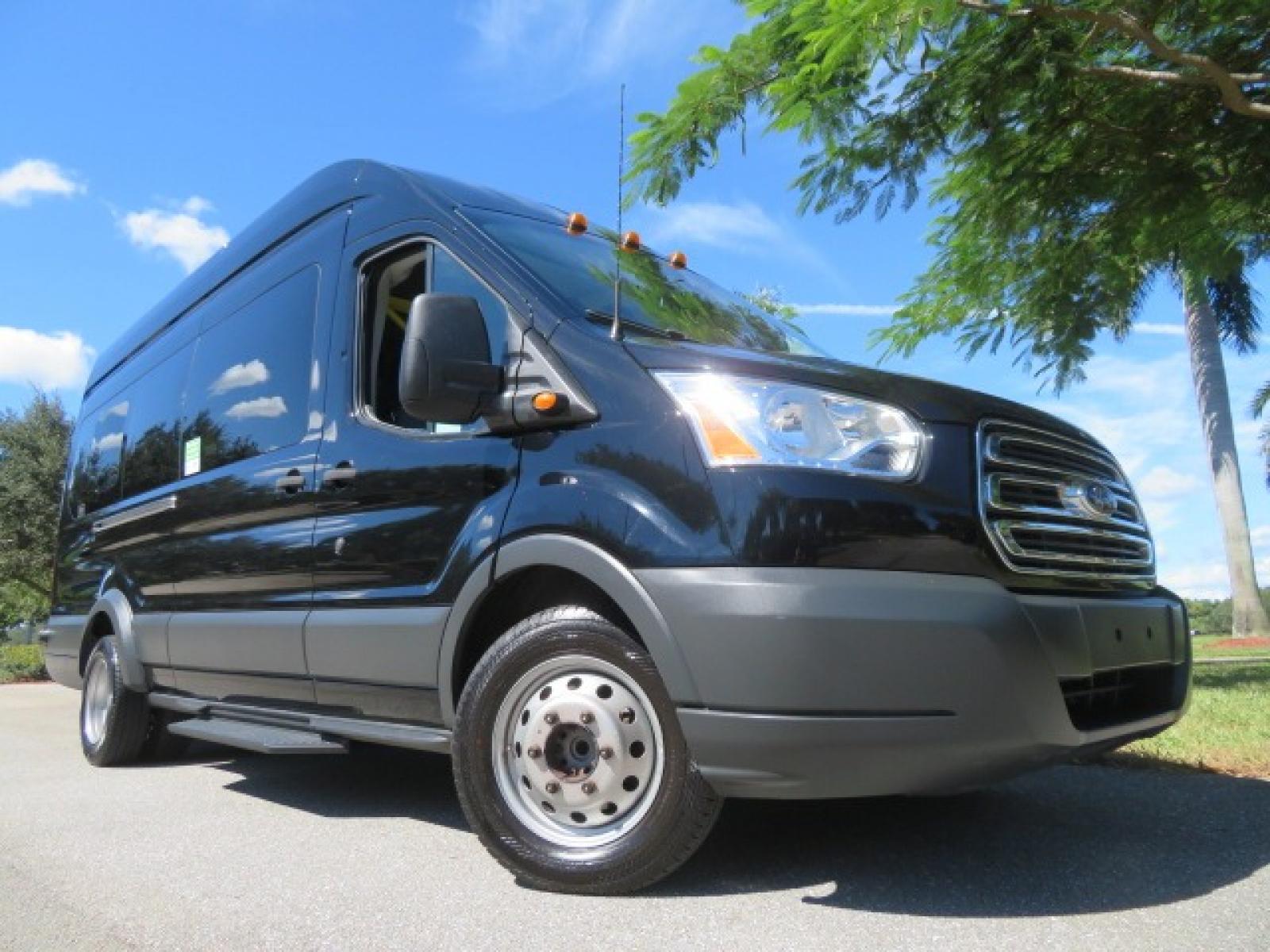 2017 Ford Transit 350 Wagon HD High Roof XLT Sliding Pass. 148 WB EL (1FBVU4XG3HK) with an 3.5L V6 DOHC 24V engine, 6A transmission, located at 4301 Oak Circle #19, Boca Raton, FL, 33431, (954) 561-2499, 26.388861, -80.084038 - You are looking at an awesome 2017 Ford Transit XLT HD 350 Dually Handicap Wheelchair Conversion Van with 66000 Original Miles, Back Up Camera, Ricon Split Platform Side Entry Wheelchair Lift with 800lb Capacity, Hard Core Rubber Floor, Q Straint Tie Down System, Extra Seat Belt, Interlock System, 9 - Photo #4