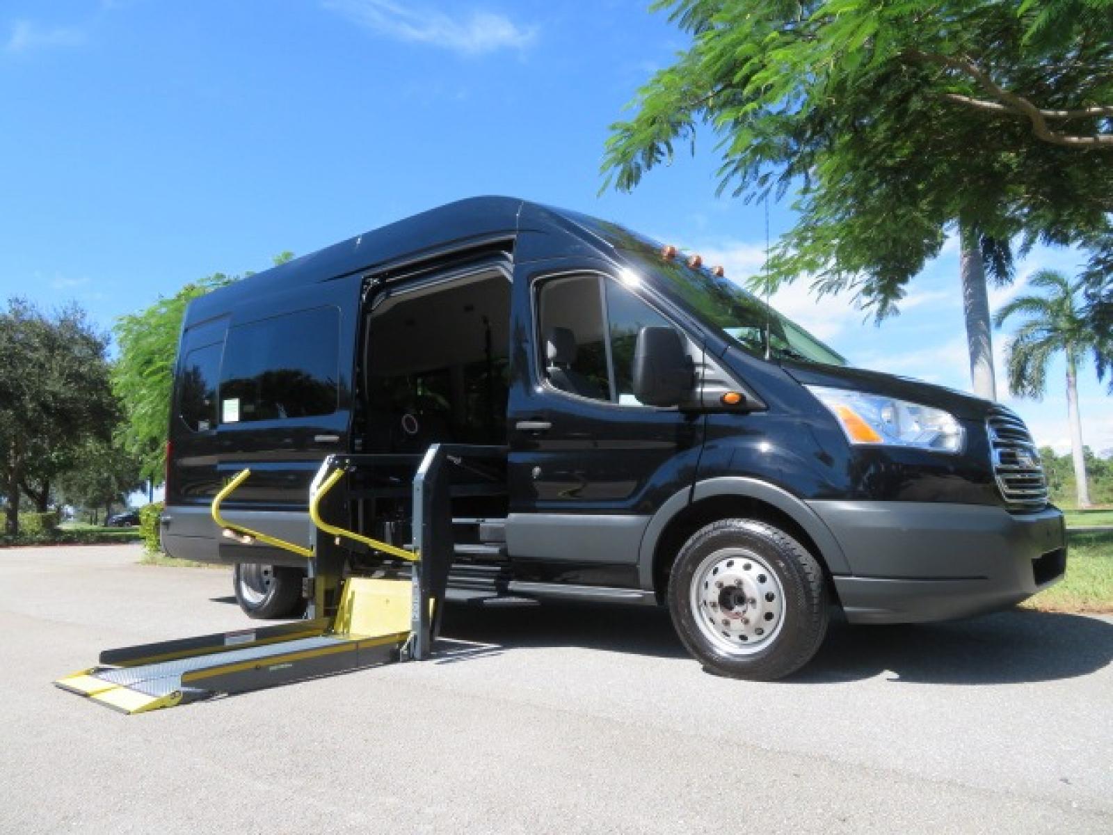 2017 Ford Transit 350 Wagon HD High Roof XLT Sliding Pass. 148 WB EL (1FBVU4XG3HK) with an 3.5L V6 DOHC 24V engine, 6A transmission, located at 4301 Oak Circle #19, Boca Raton, FL, 33431, (954) 561-2499, 26.388861, -80.084038 - You are looking at an awesome 2017 Ford Transit XLT HD 350 Dually Handicap Wheelchair Conversion Van with 66000 Original Miles, Back Up Camera, Ricon Split Platform Side Entry Wheelchair Lift with 800lb Capacity, Hard Core Rubber Floor, Q Straint Tie Down System, Extra Seat Belt, Interlock System, 9 - Photo #50
