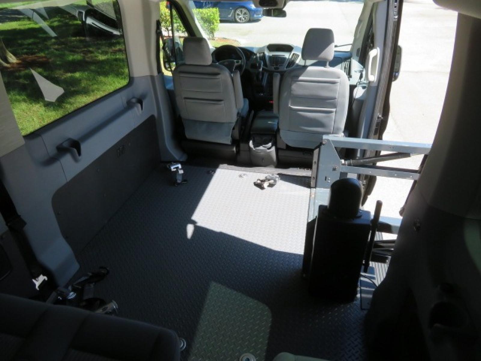 2017 Ford Transit 350 Wagon HD High Roof XLT Sliding Pass. 148 WB EL (1FBVU4XG3HK) with an 3.5L V6 DOHC 24V engine, 6A transmission, located at 4301 Oak Circle #19, Boca Raton, FL, 33431, (954) 561-2499, 26.388861, -80.084038 - You are looking at an awesome 2017 Ford Transit XLT HD 350 Dually Handicap Wheelchair Conversion Van with 66000 Original Miles, Back Up Camera, Ricon Split Platform Side Entry Wheelchair Lift with 800lb Capacity, Hard Core Rubber Floor, Q Straint Tie Down System, Extra Seat Belt, Interlock System, 9 - Photo #74