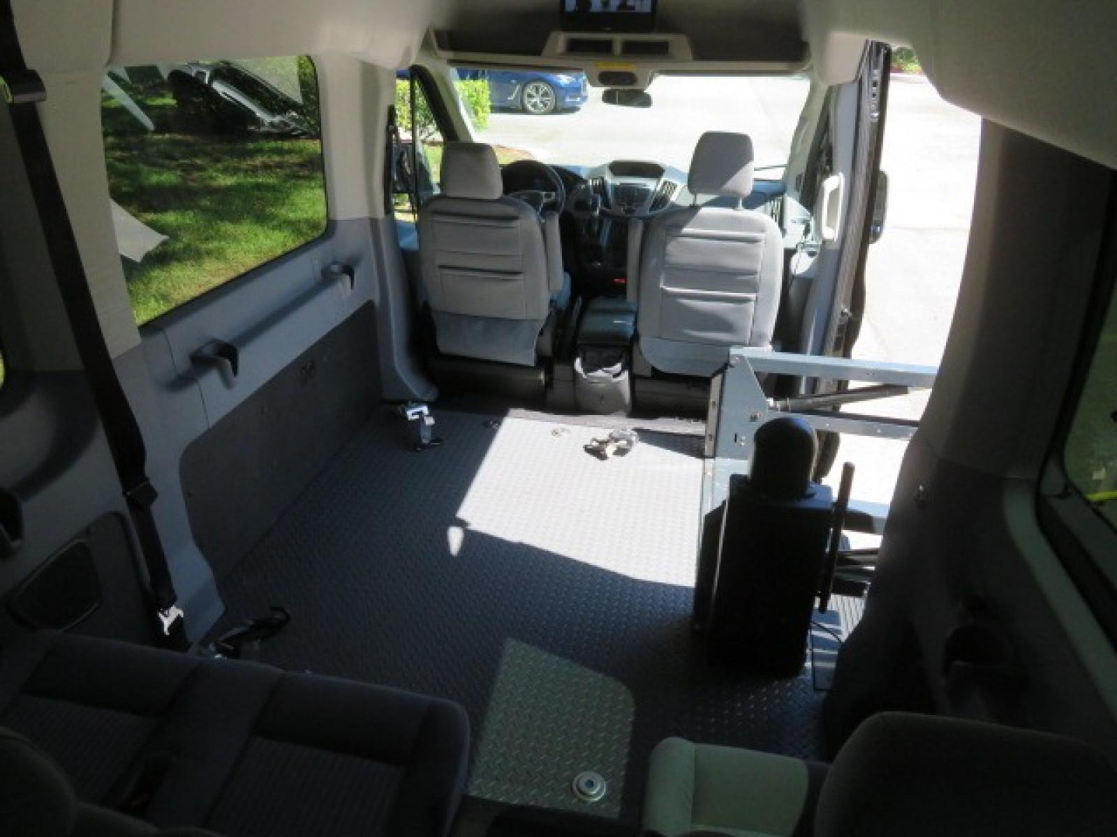 2017 Ford Transit 350 Wagon HD High Roof XLT Sliding Pass. 148 WB EL (1FBVU4XG3HK) with an 3.5L V6 DOHC 24V engine, 6A transmission, located at 4301 Oak Circle #19, Boca Raton, FL, 33431, (954) 561-2499, 26.388861, -80.084038 - You are looking at an awesome 2017 Ford Transit XLT HD 350 Dually Handicap Wheelchair Conversion Van with 66000 Original Miles, Back Up Camera, Ricon Split Platform Side Entry Wheelchair Lift with 800lb Capacity, Hard Core Rubber Floor, Q Straint Tie Down System, Extra Seat Belt, Interlock System, 9 - Photo #75